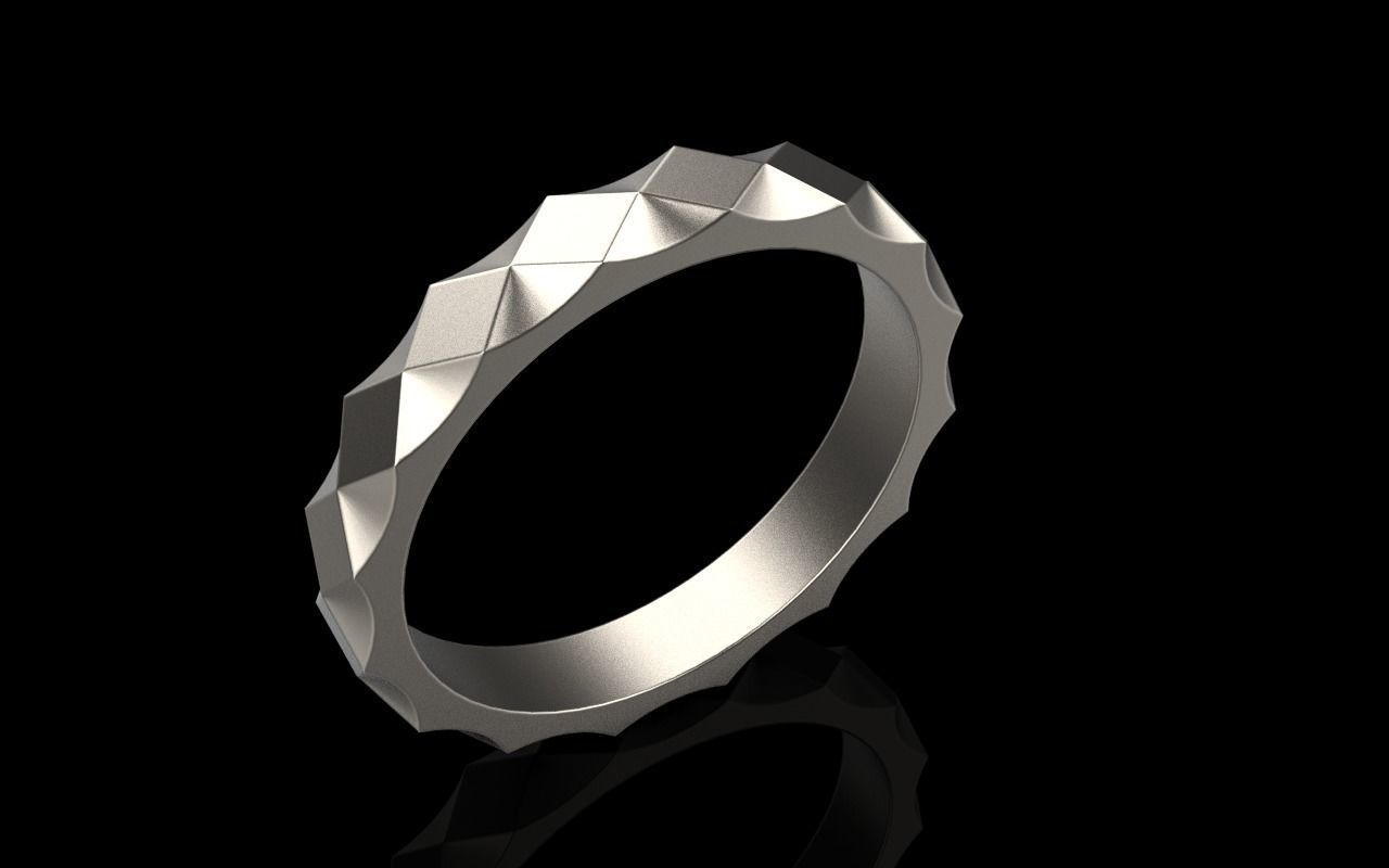 rhombus ring model 315  3D print model_25
