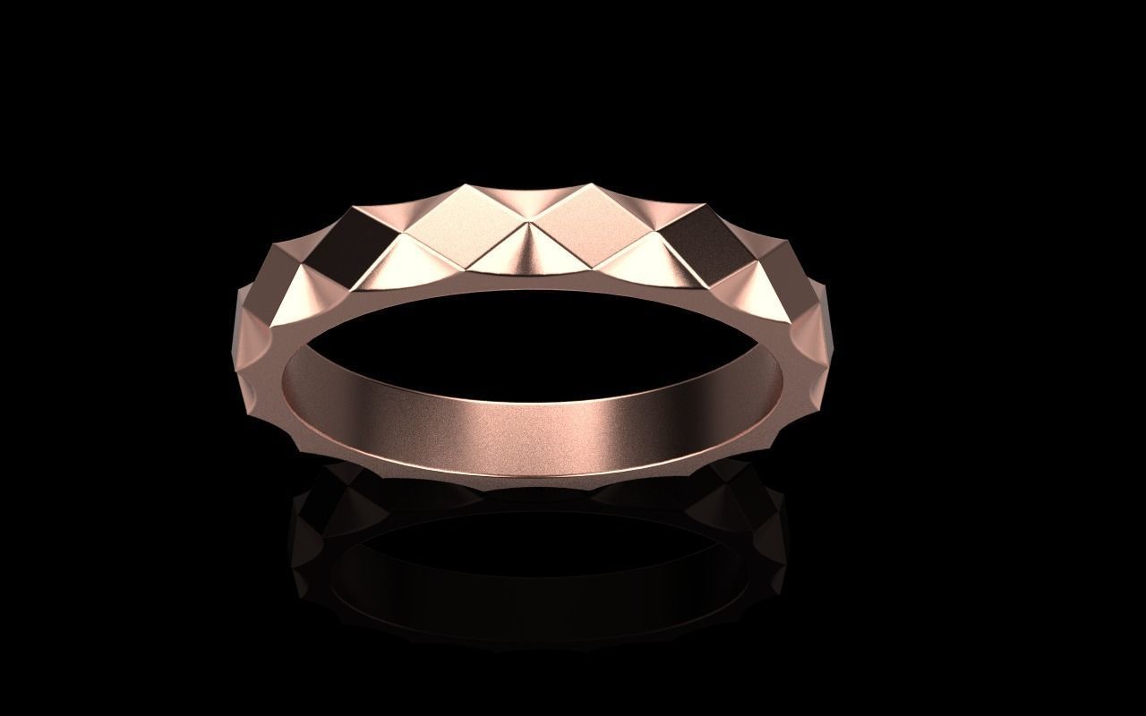 rhombus ring model 315  3D print model_14