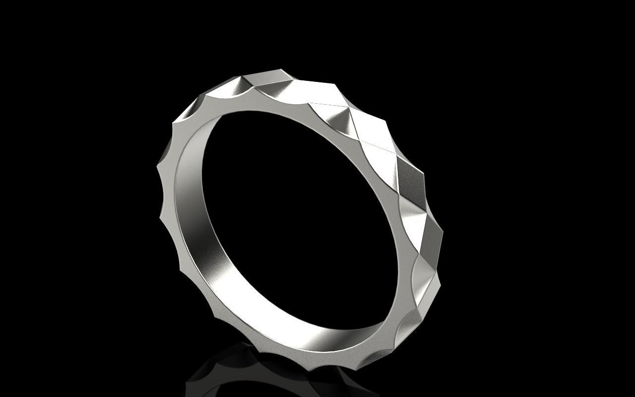 rhombus ring model 315  3D print model_19