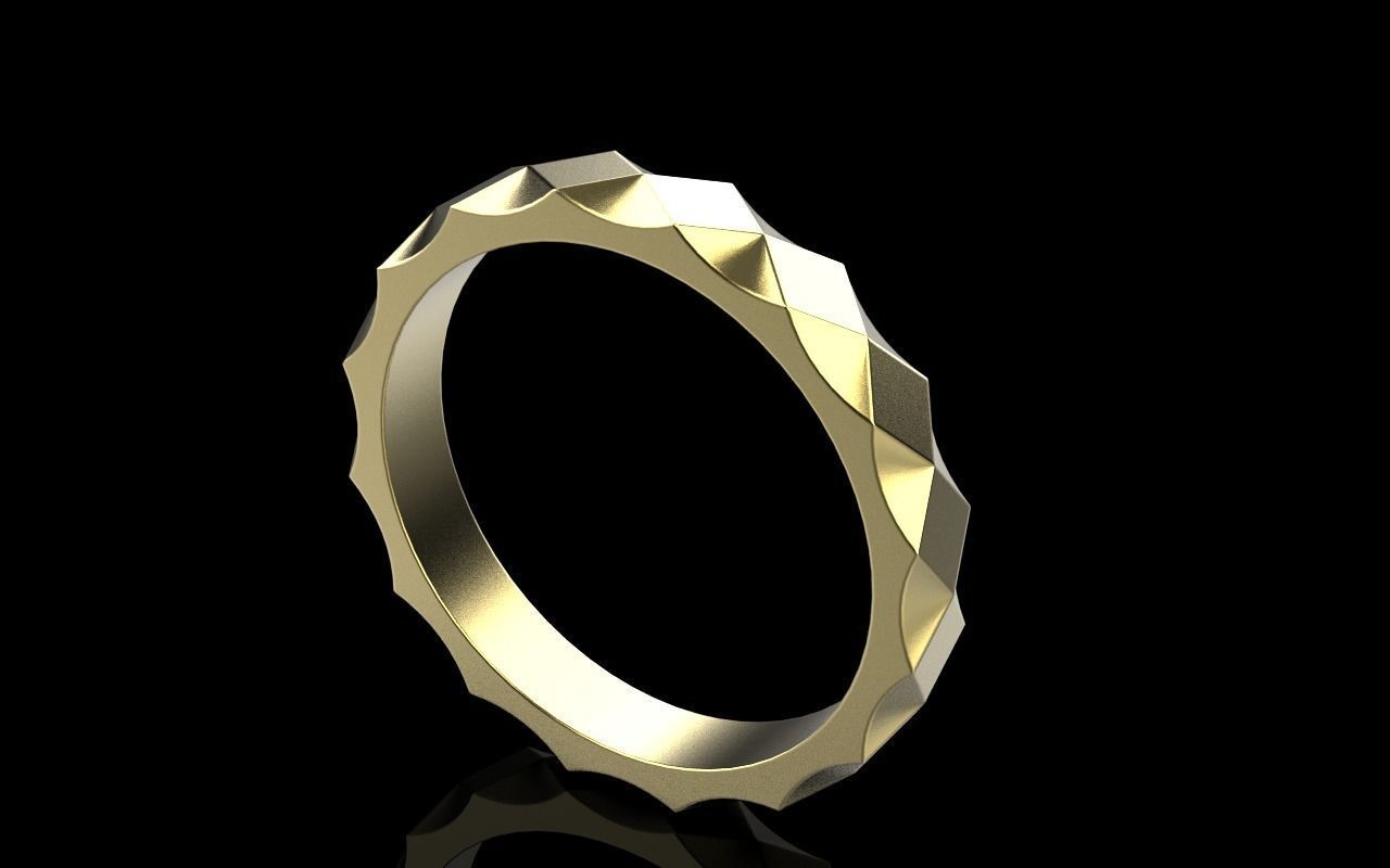 rhombus ring model 315  3D print model_22