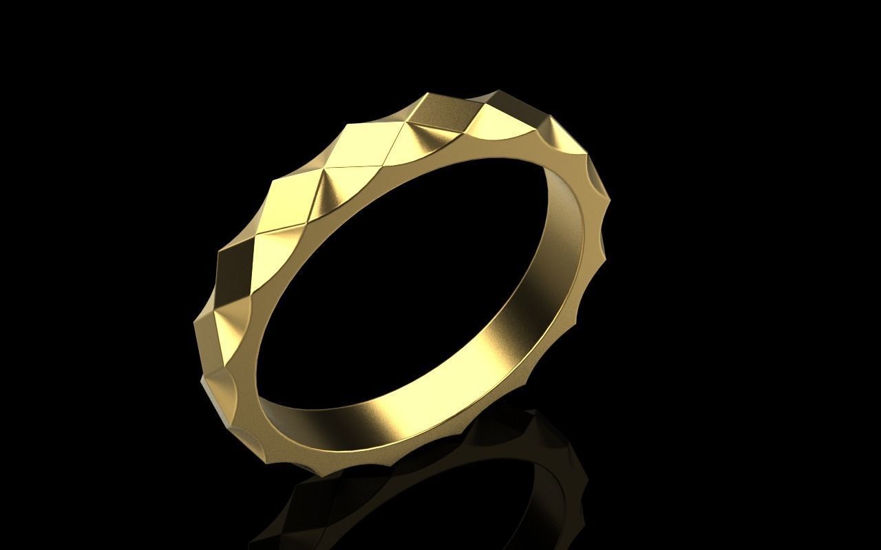 rhombus ring model 315  3D print model_23