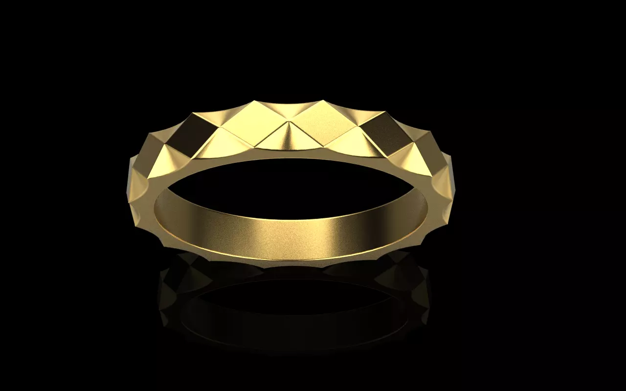 rhombus ring model 315  3D print model_0