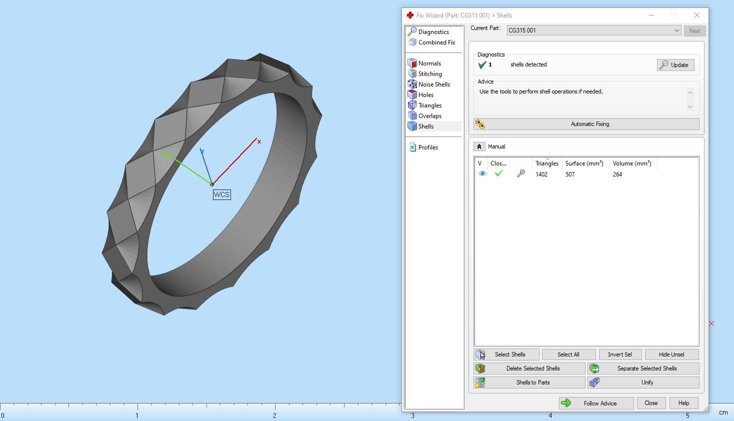 rhombus ring model 315  3D print model_12
