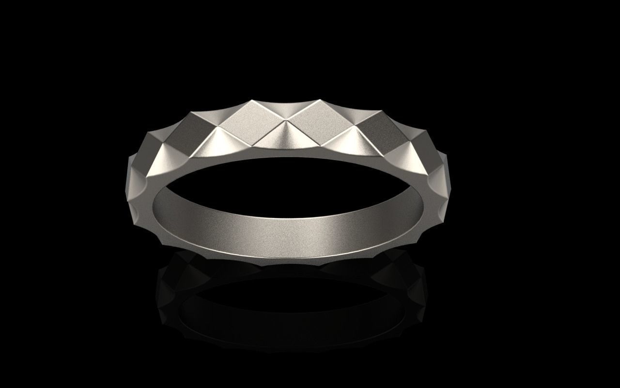 rhombus ring model 315  3D print model_1