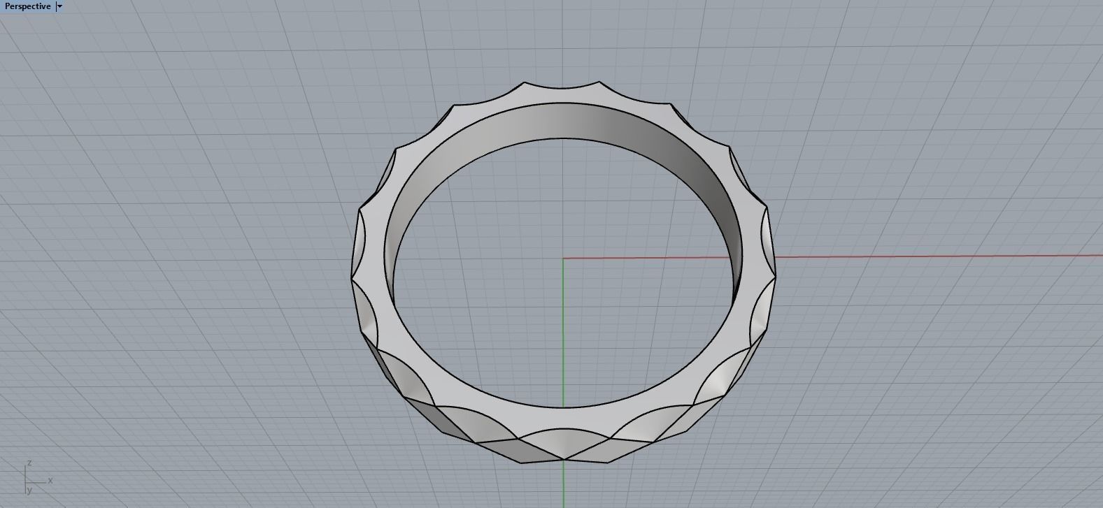 rhombus ring model 315  3D print model_10