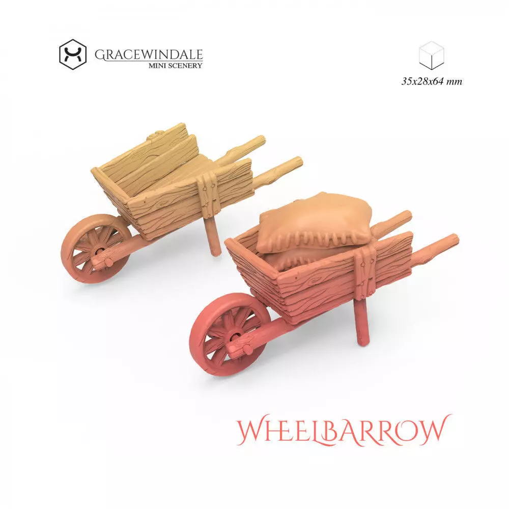 Wheelbarrow by Gracewindale 3D print model_0