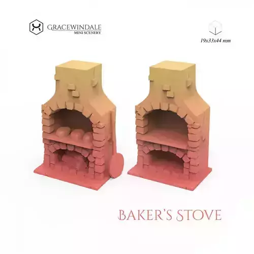 Bakers Stove 3D print model