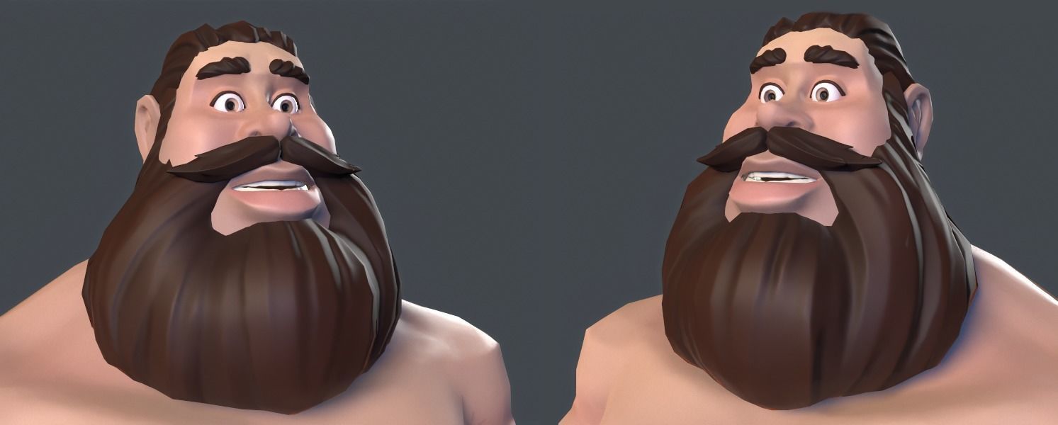 Stanley low poly game character Low-poly 3D model_2