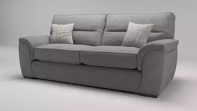 Grey 3 Seater Sofa  