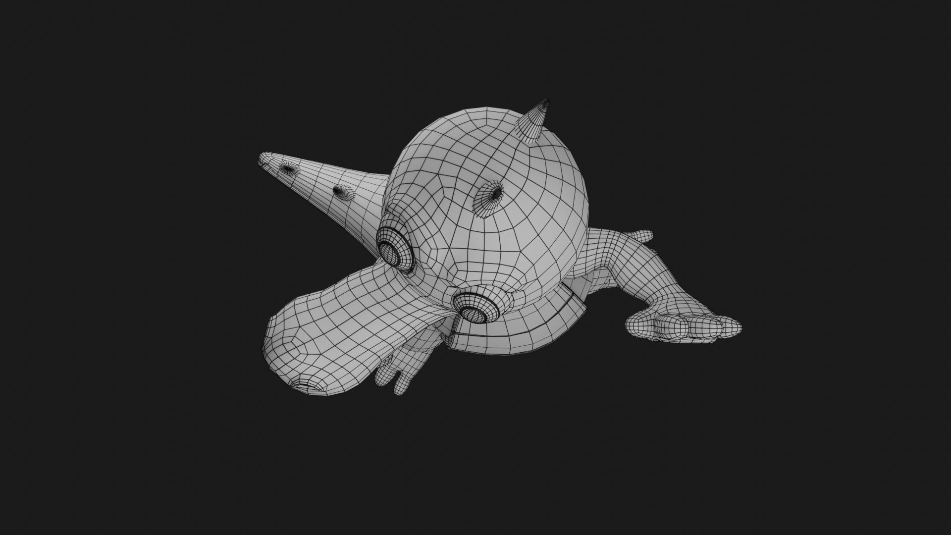 Animal Character Dragon 3D print model_7