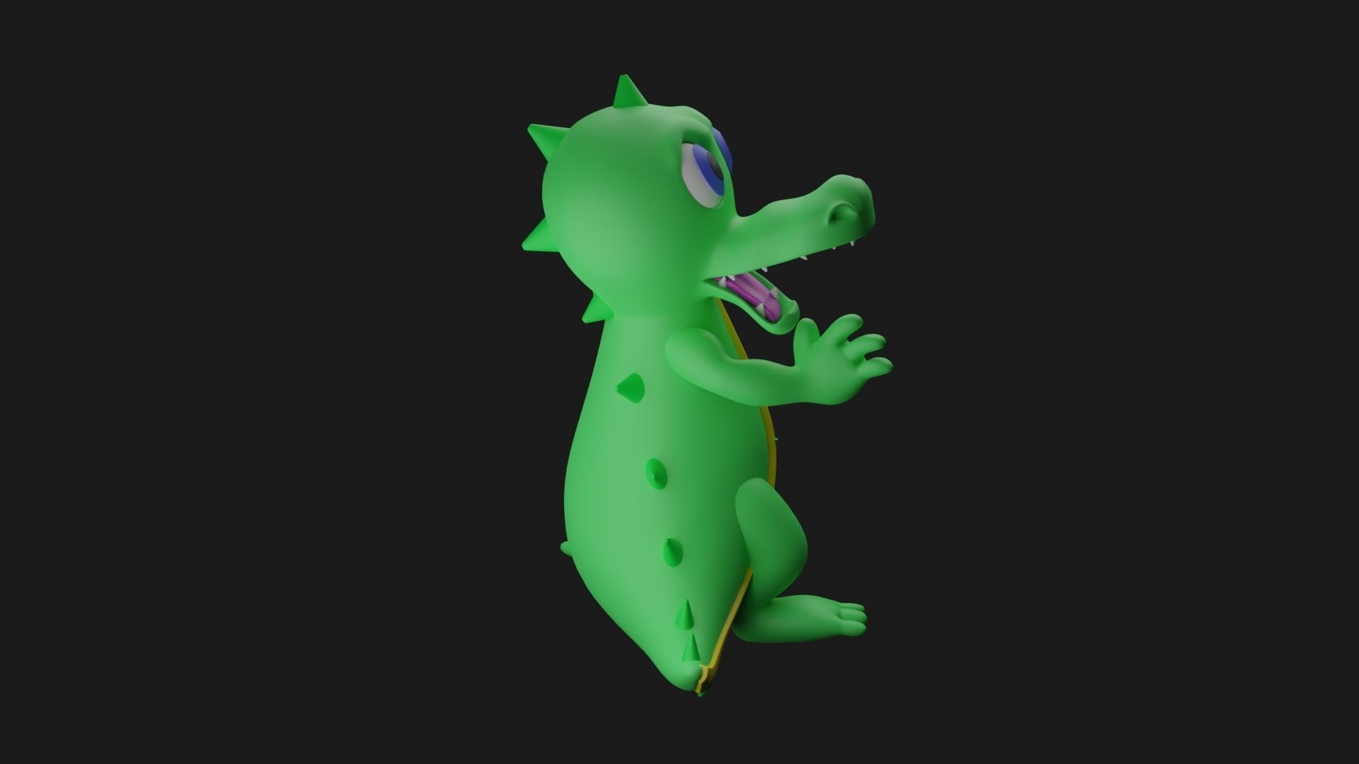 Animal Character Dragon 3D print model_3