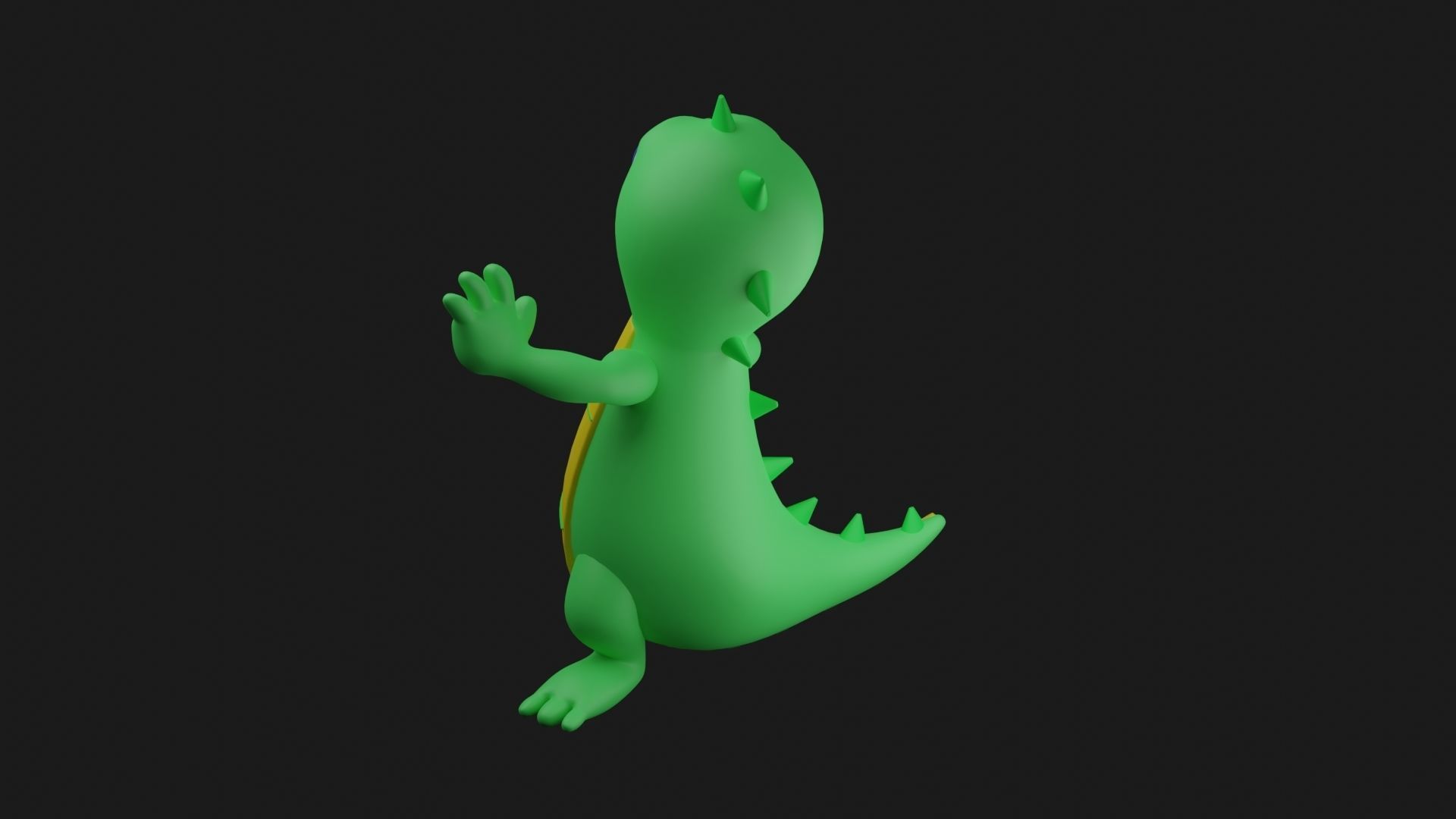 Animal Character Dragon 3D print model_2