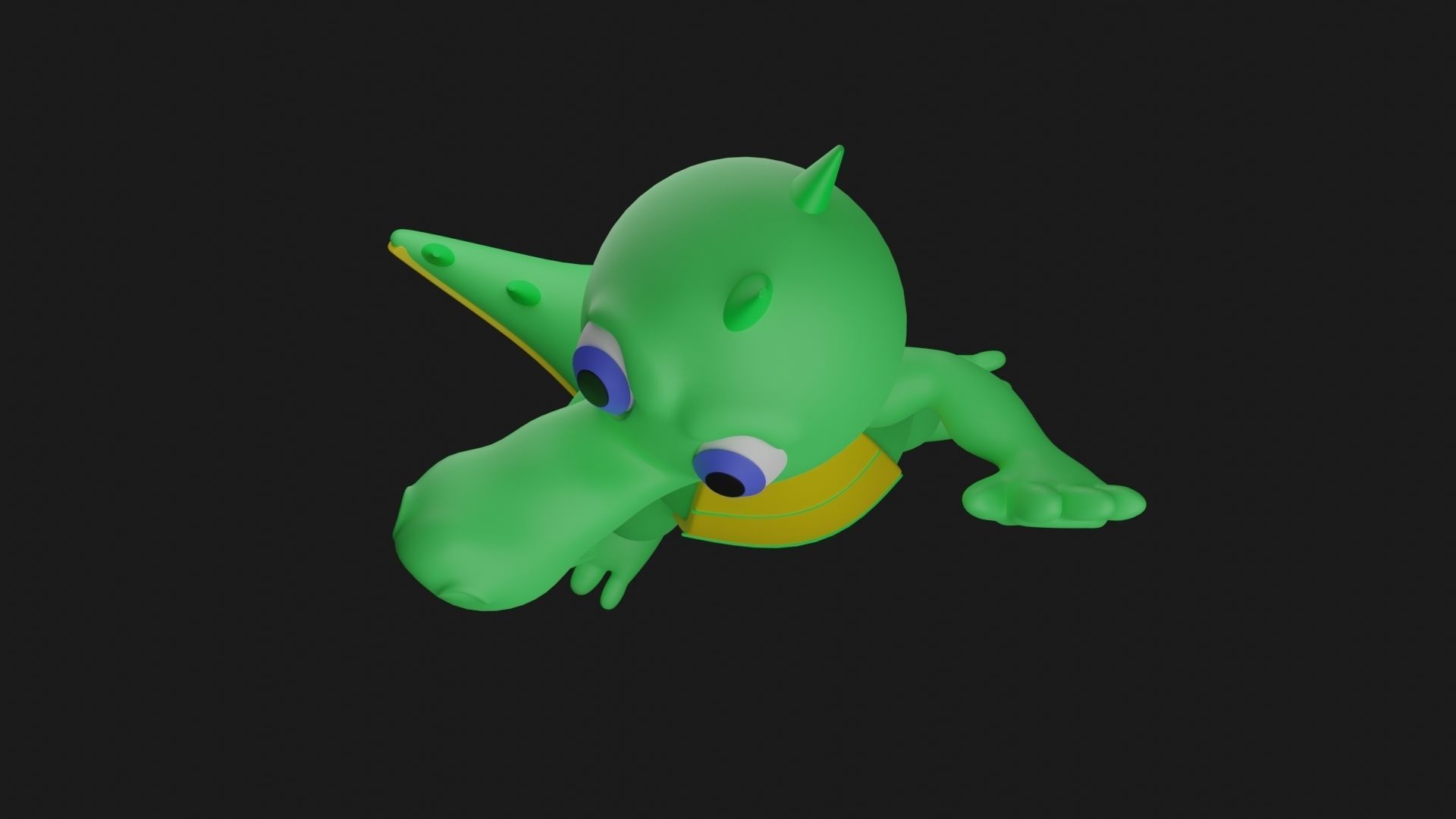 Animal Character Dragon 3D print model_4