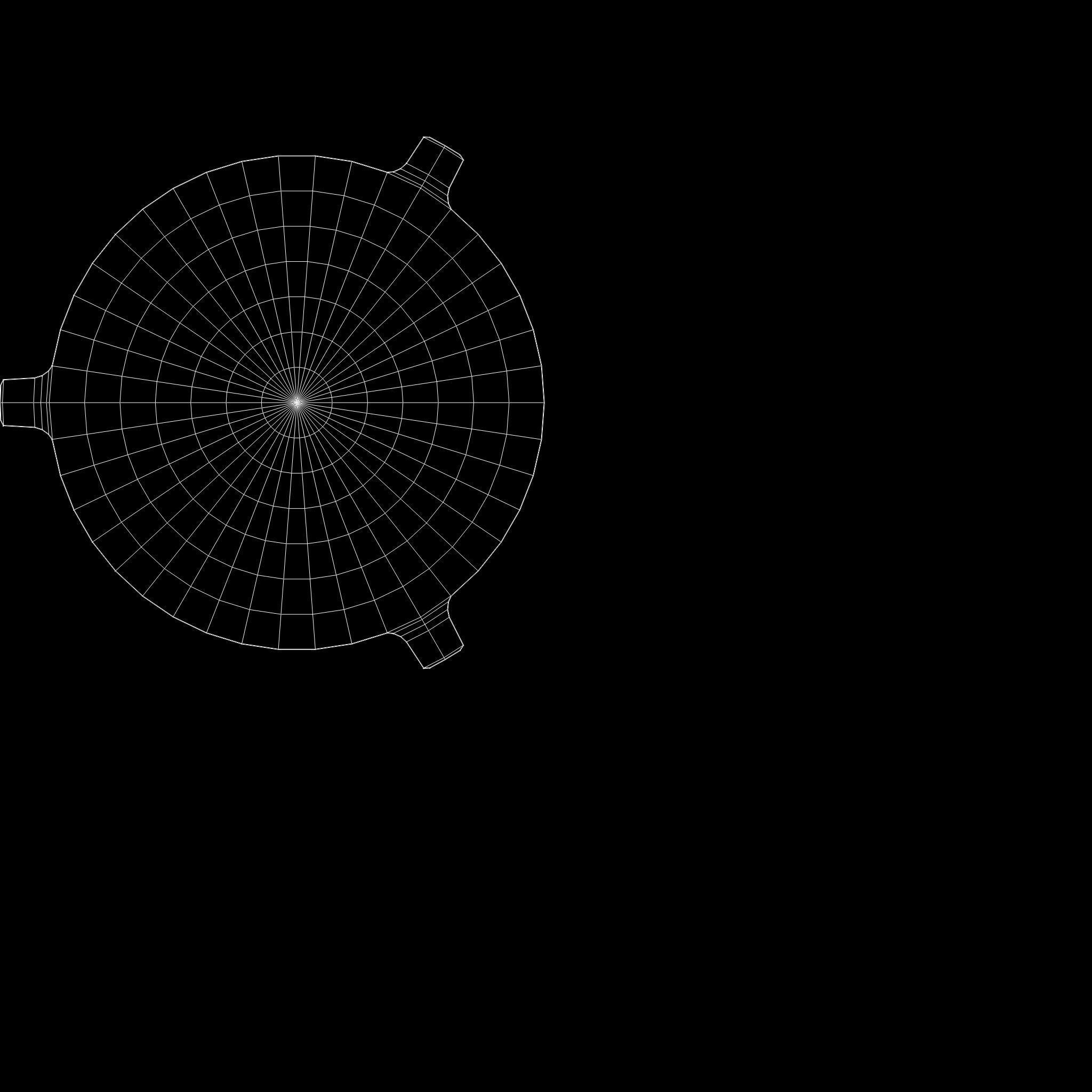 Sundial antique compass 3D model_17