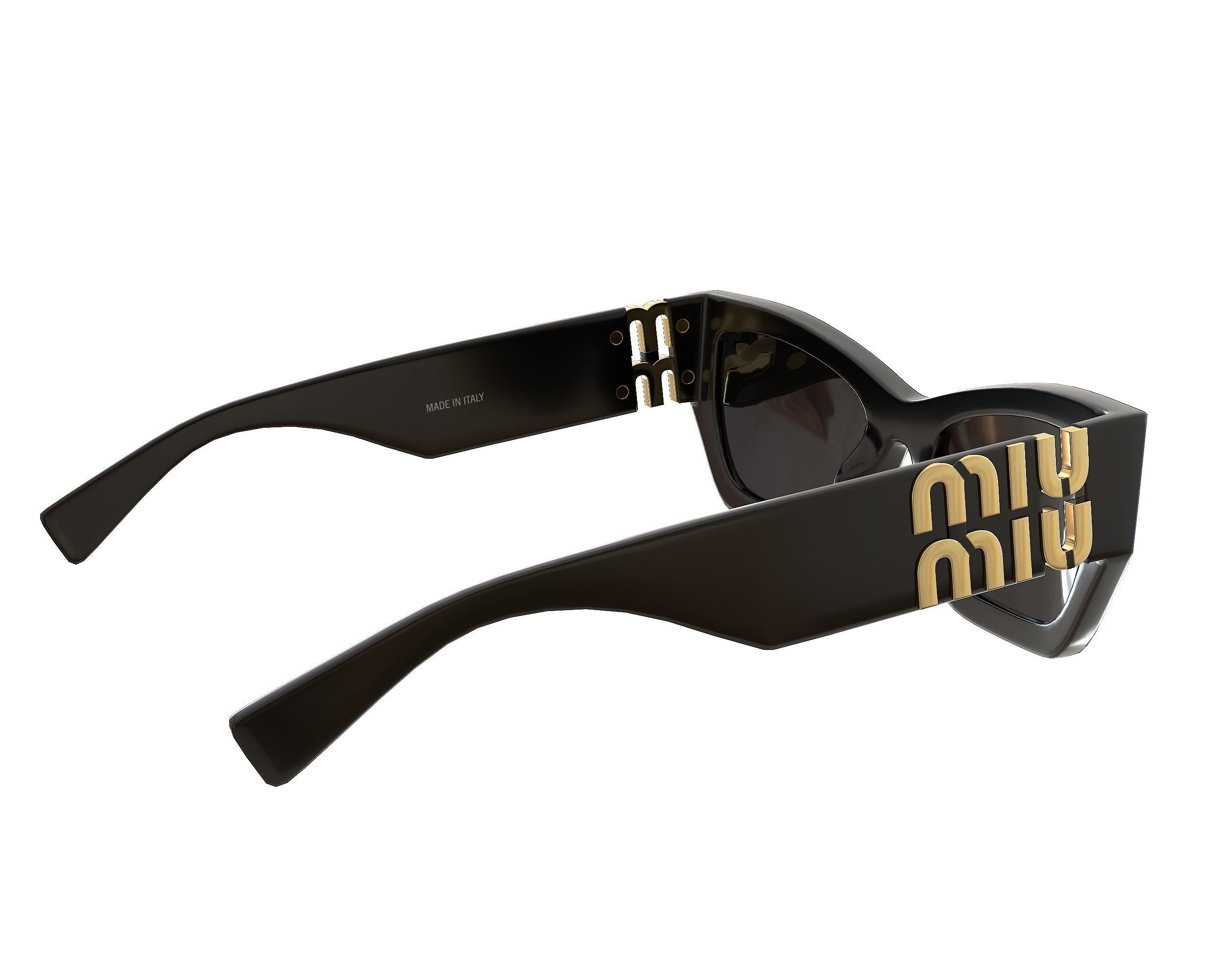 Miu Miu MU 09WS Sunglasses Low-poly 3D model_8