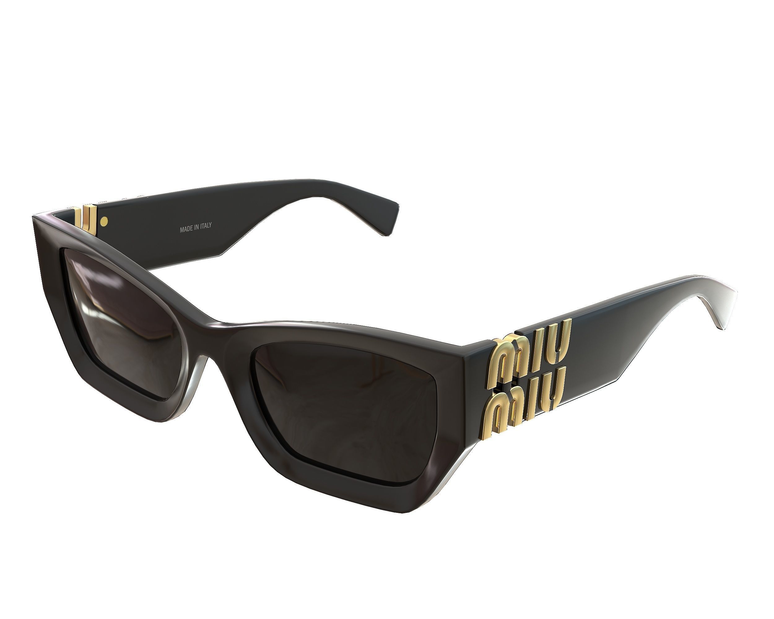 Miu Miu MU 09WS Sunglasses Low-poly 3D model_11