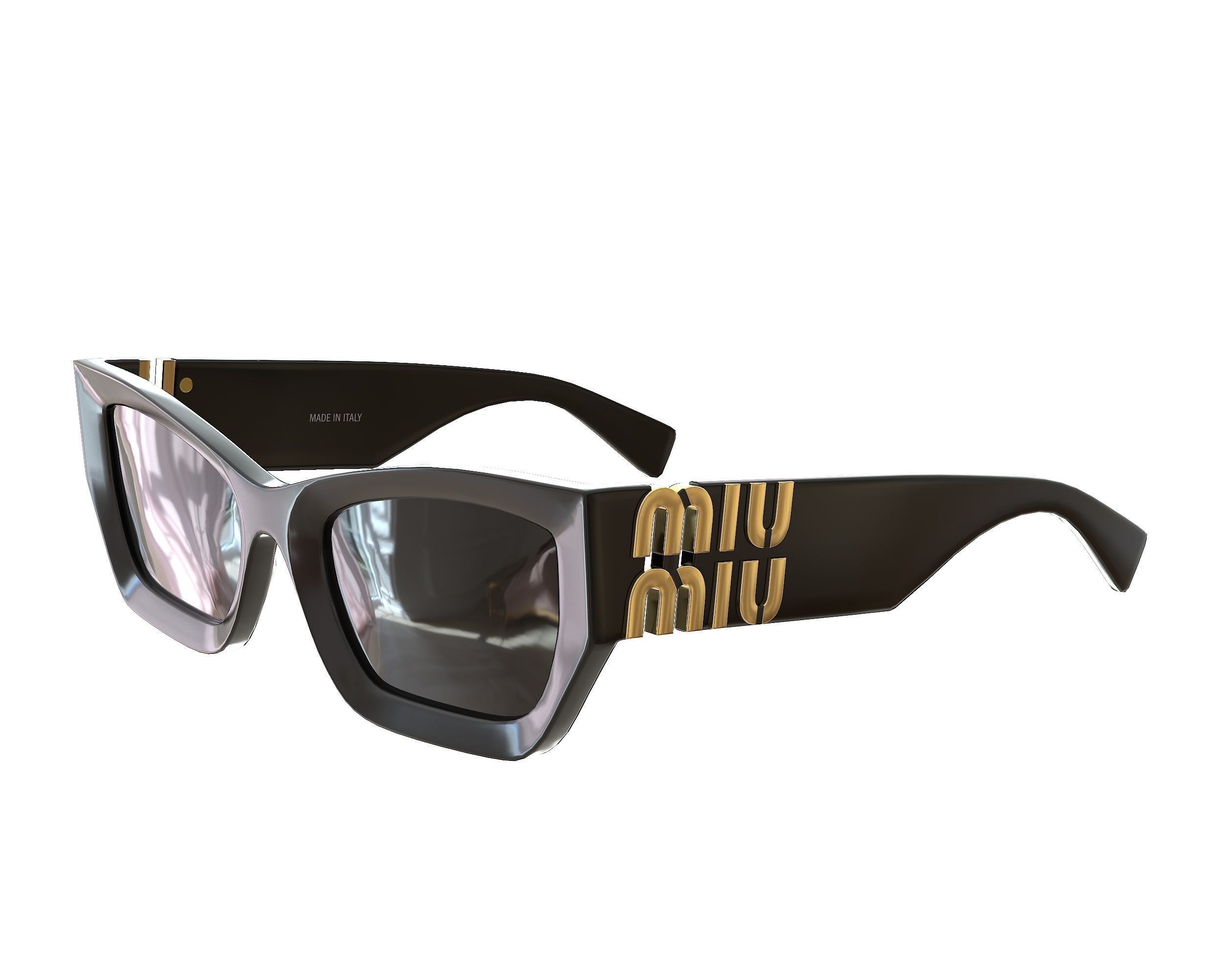 Miu Miu MU 09WS Sunglasses Low-poly 3D model_6