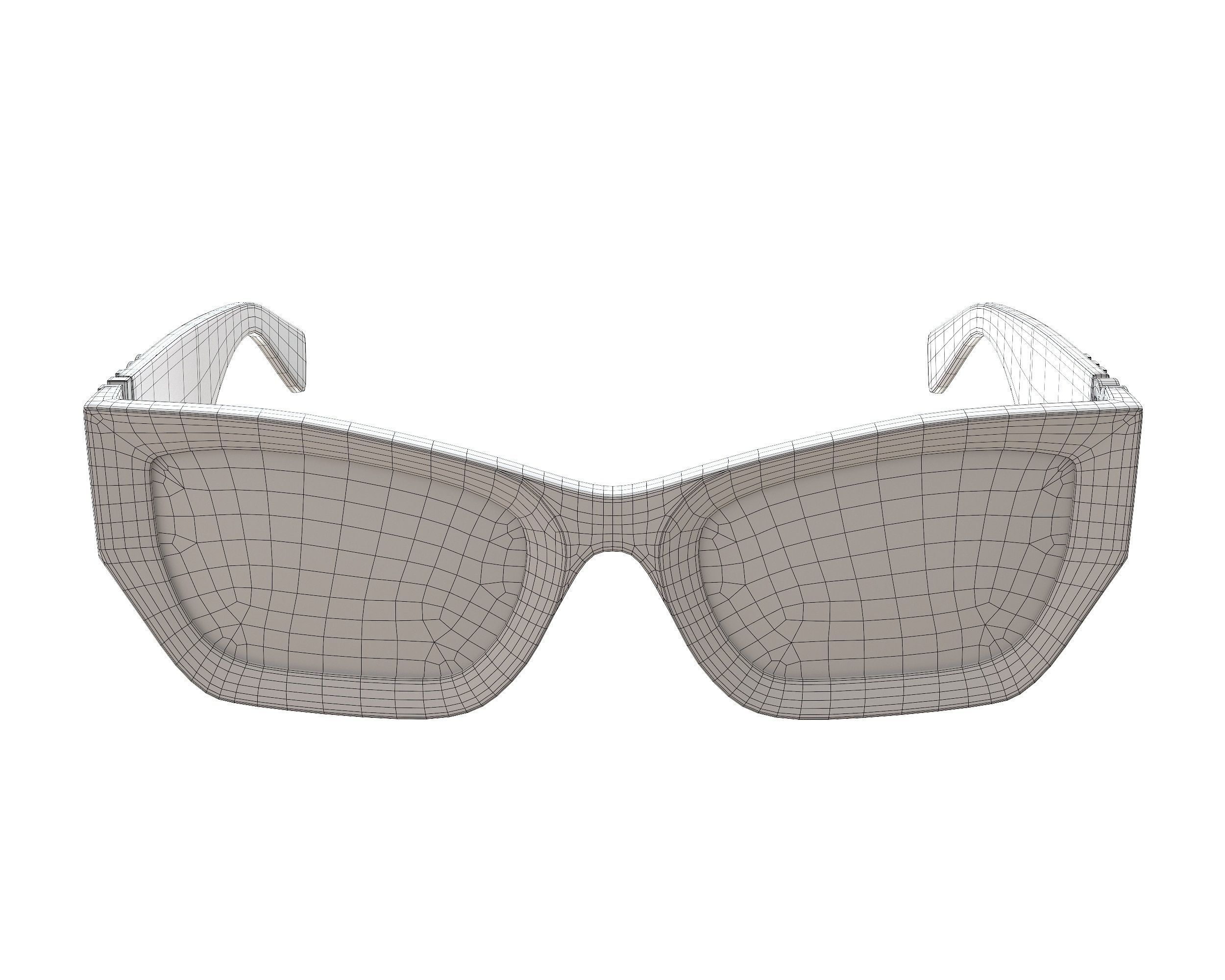 Miu Miu MU 09WS Sunglasses Low-poly 3D model_15