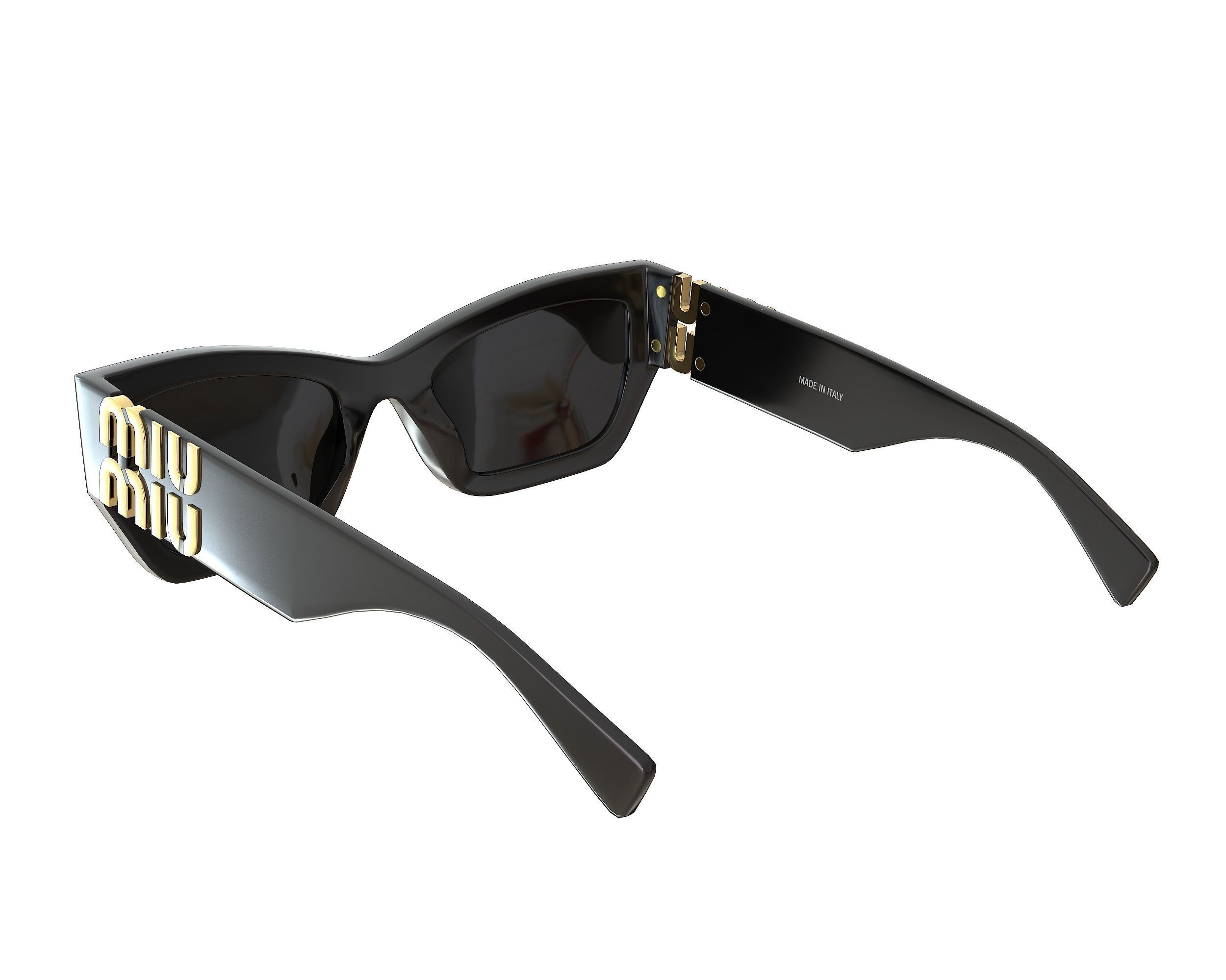 Miu Miu MU 09WS Sunglasses Low-poly 3D model_7