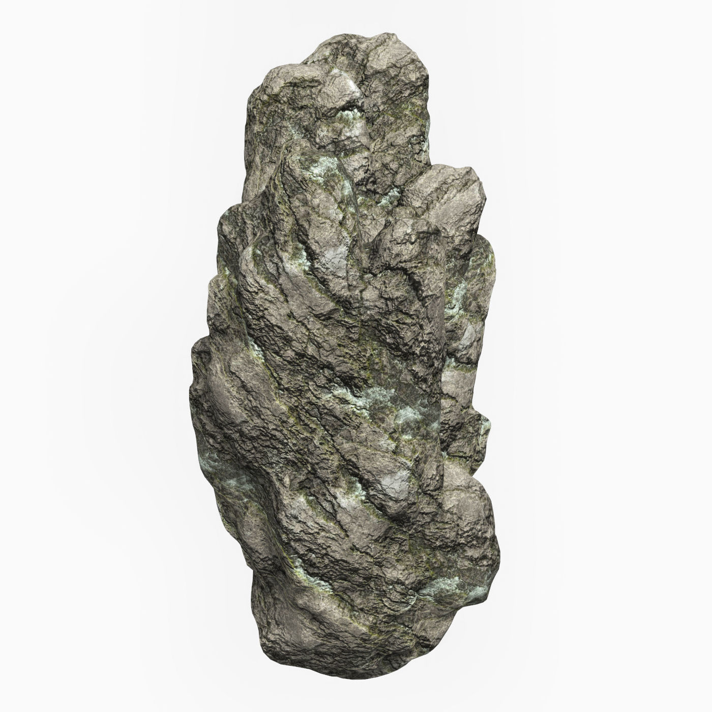 Low Poly Rock Cliff Collection Low-poly 3D model_29