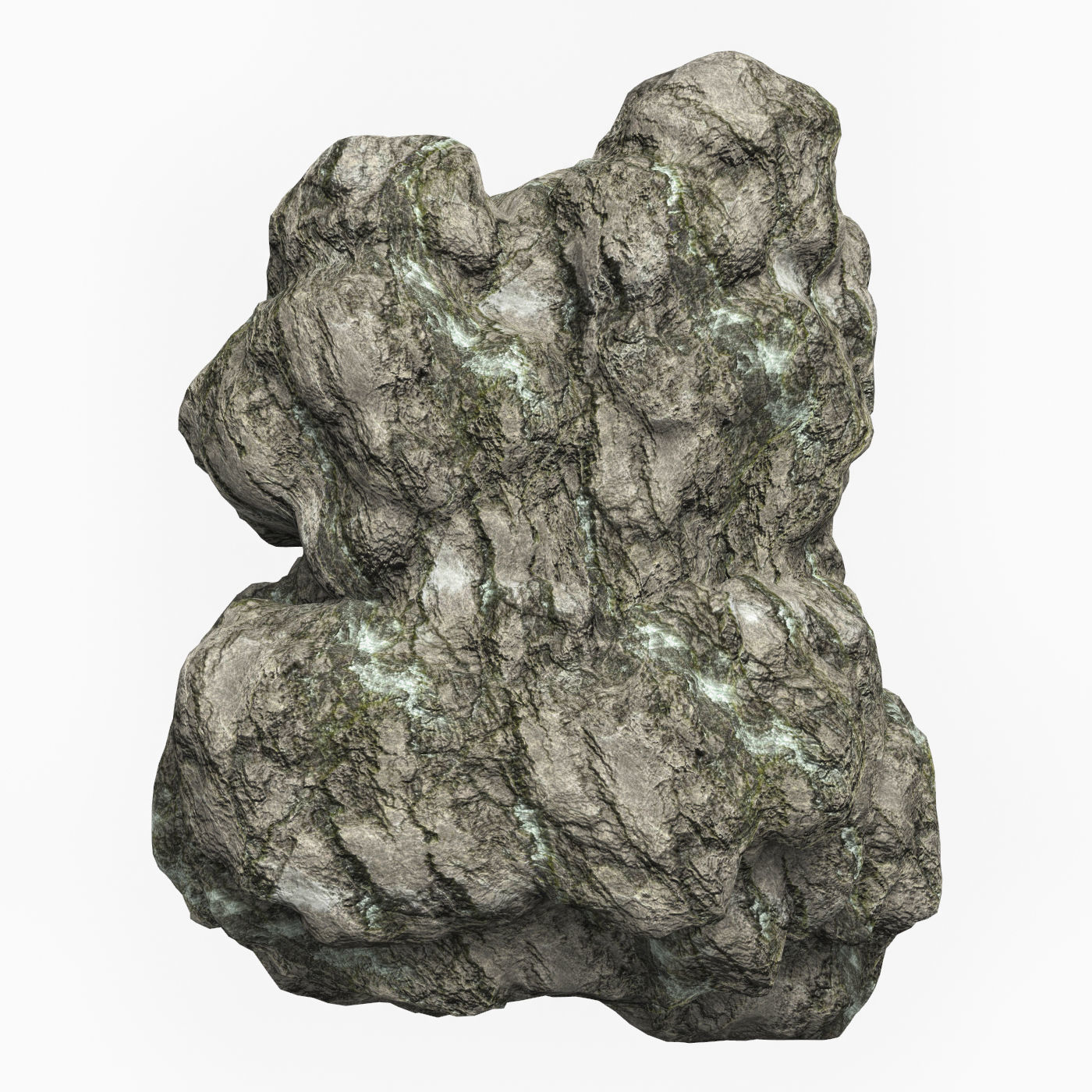 Low Poly Rock Cliff Collection Low-poly 3D model_13