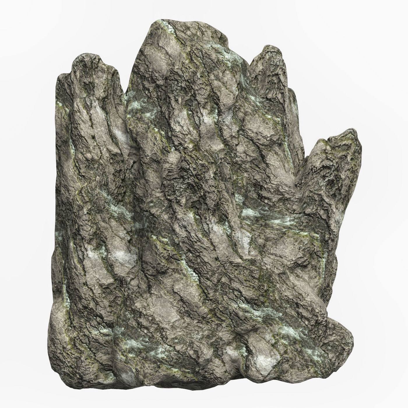 Low Poly Rock Cliff Collection Low-poly 3D model_34