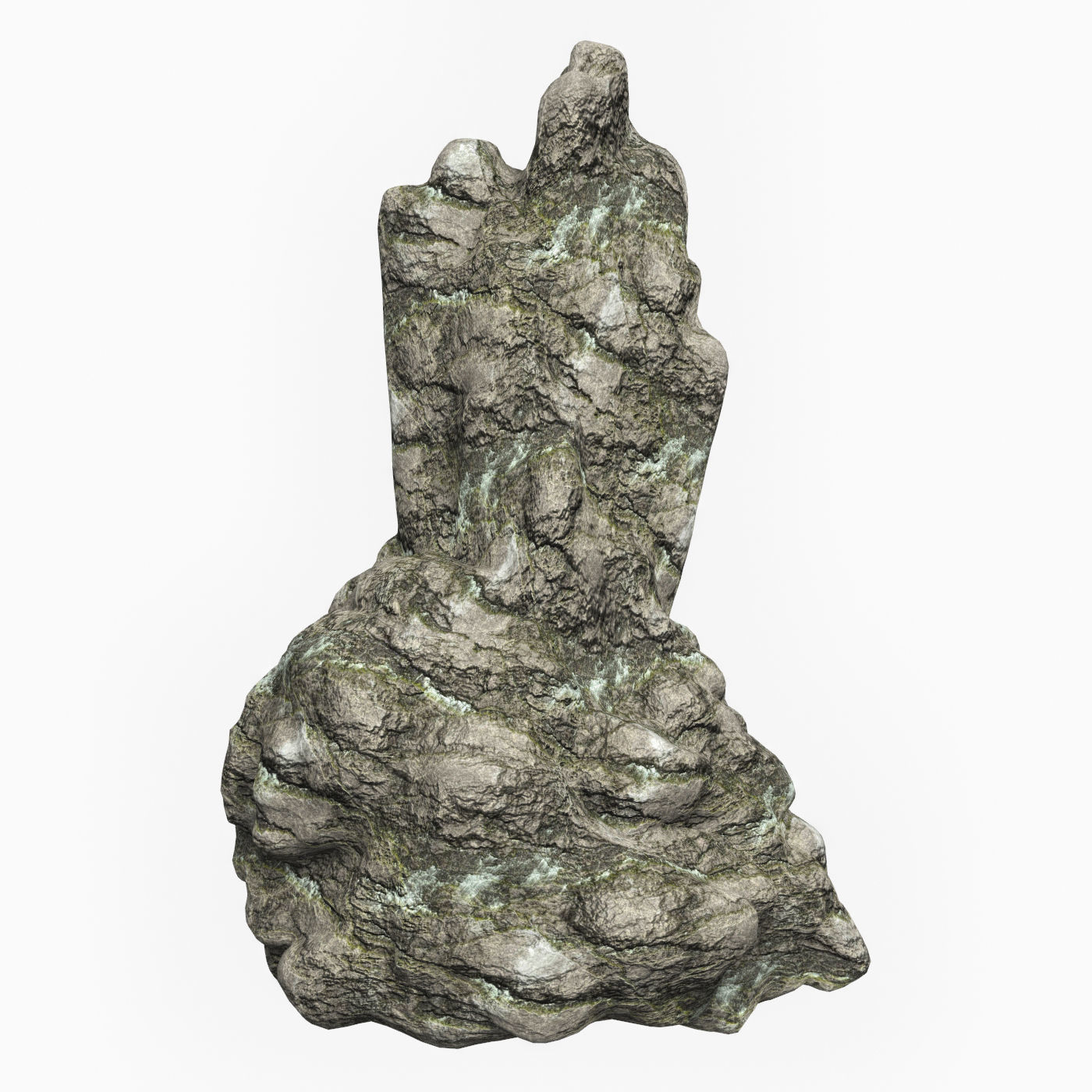 Low Poly Rock Cliff Collection Low-poly 3D model_16