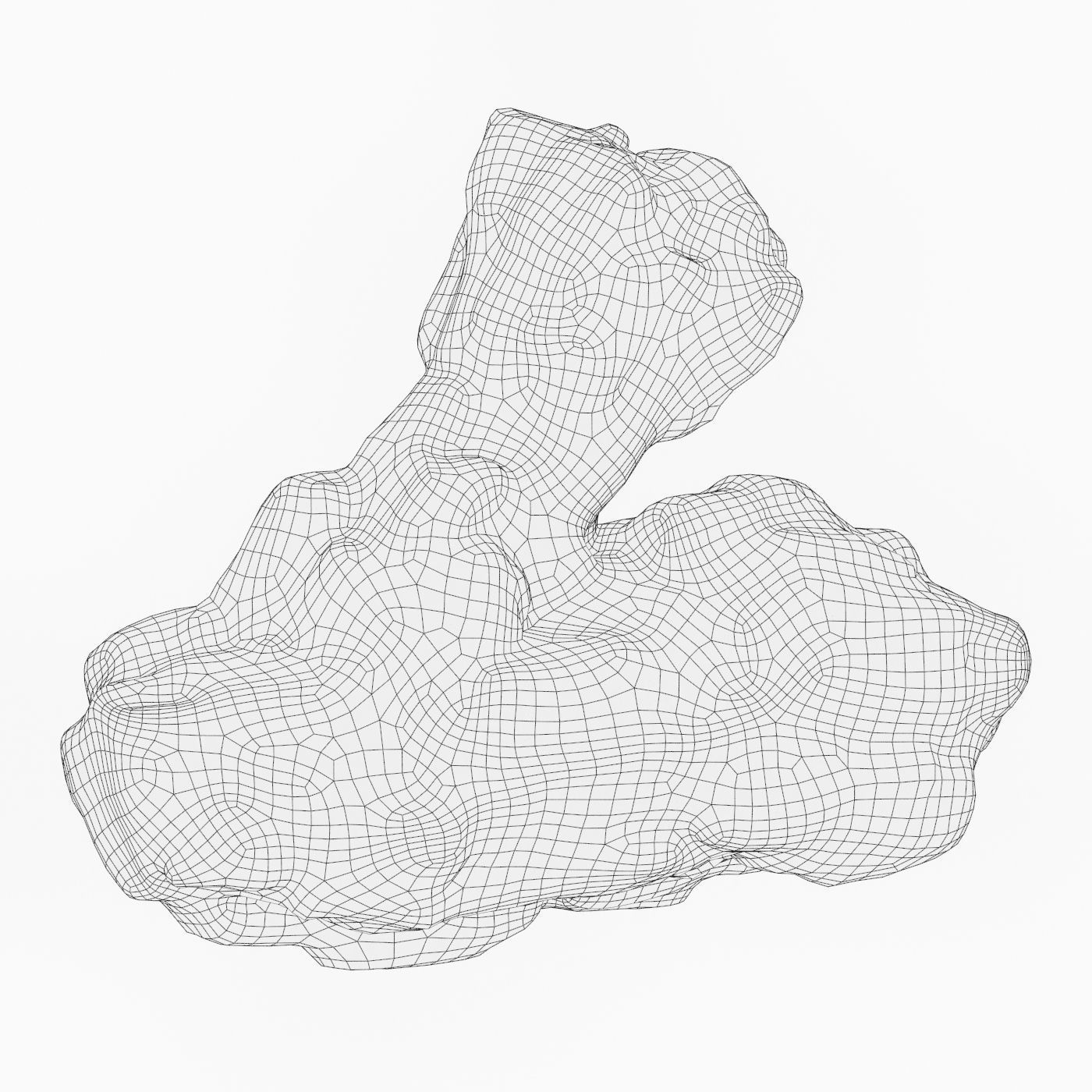 Low Poly Rock Cliff Collection Low-poly 3D model_21