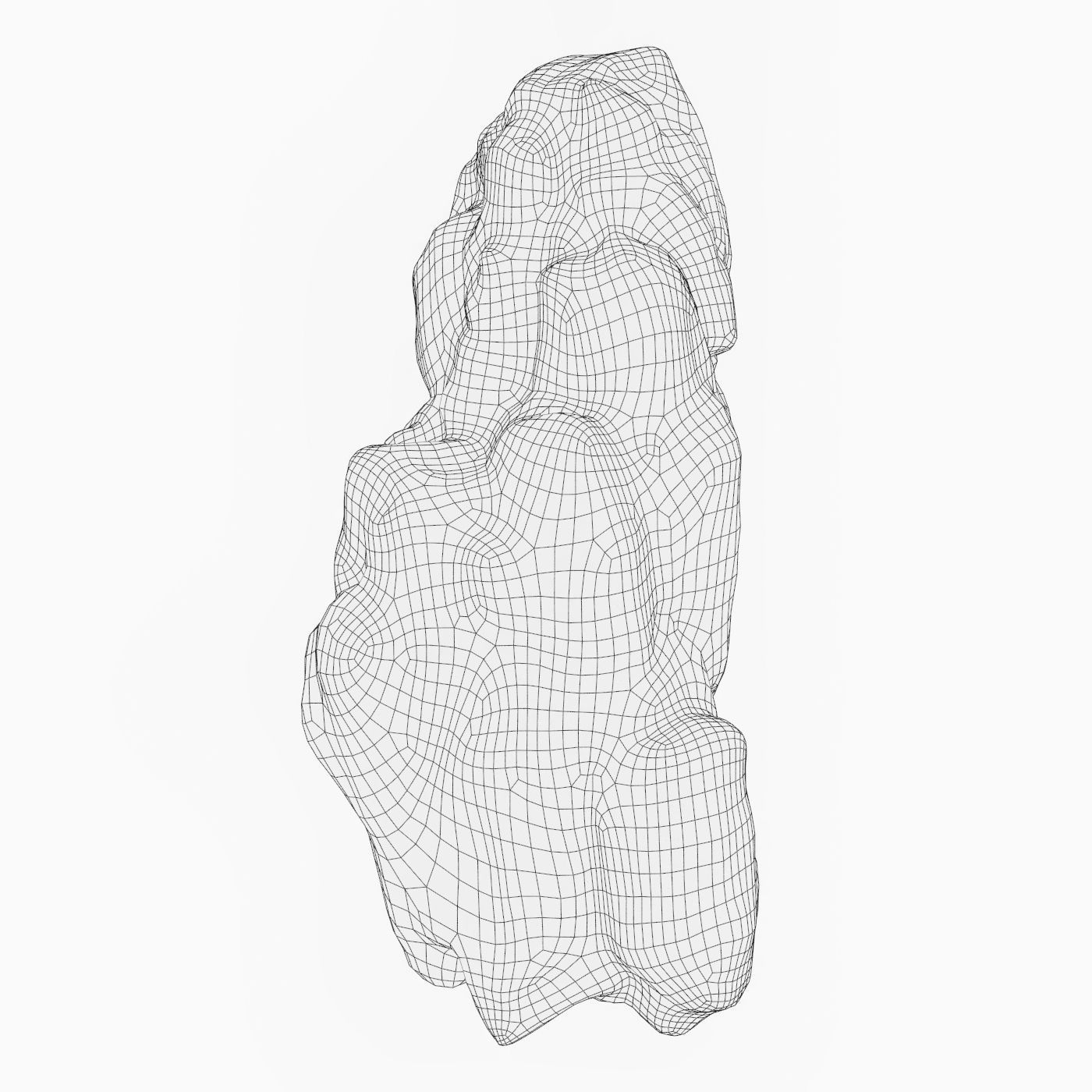 Low Poly Rock Cliff Collection Low-poly 3D model_24