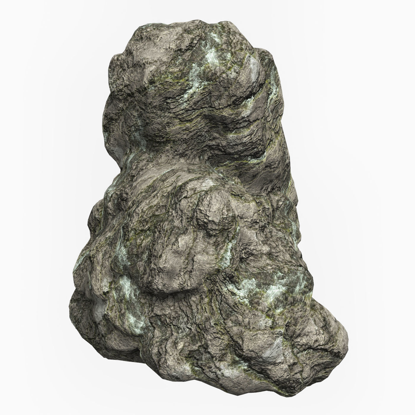 Low Poly Rock Cliff Collection Low-poly 3D model_32