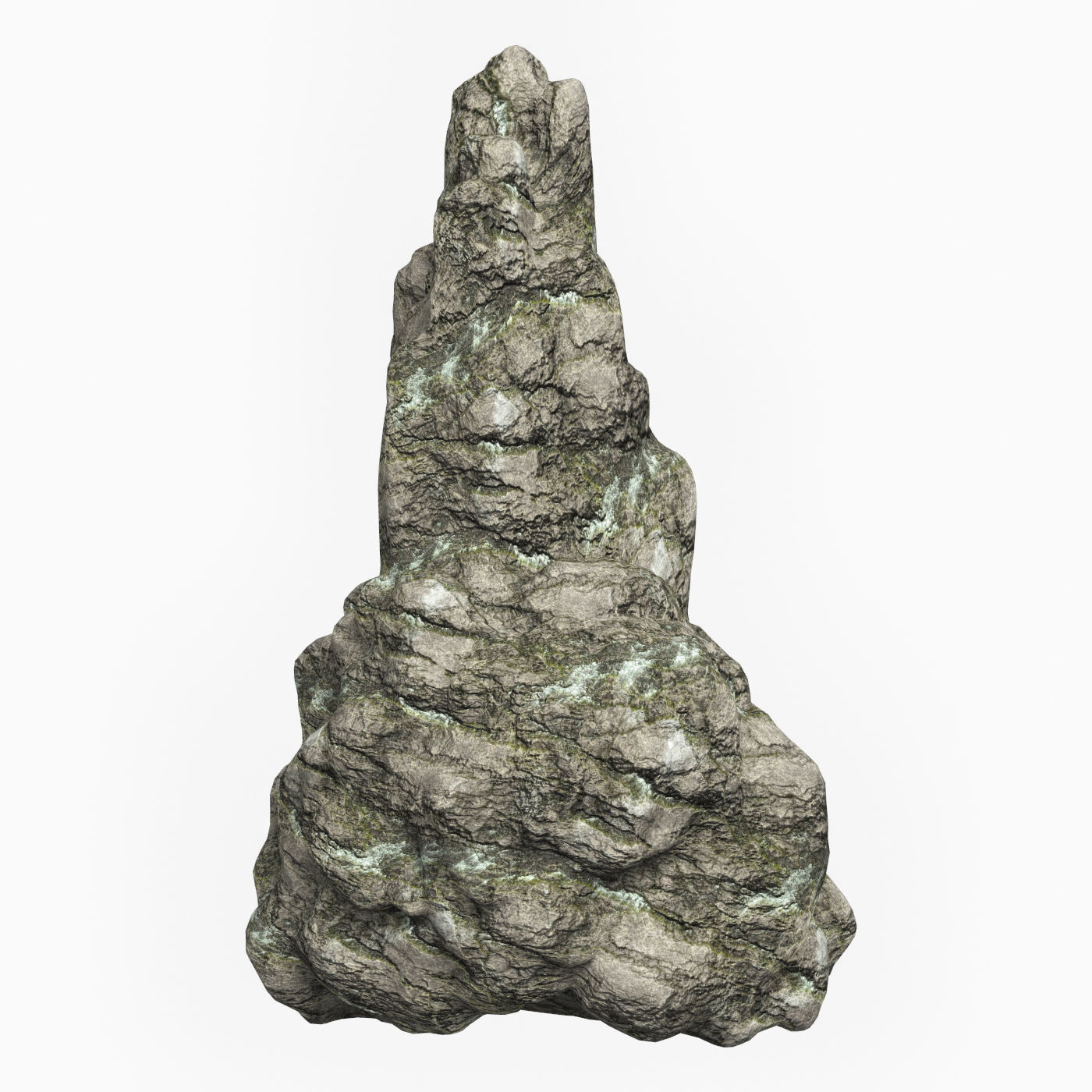 Low Poly Rock Cliff Collection Low-poly 3D model_17