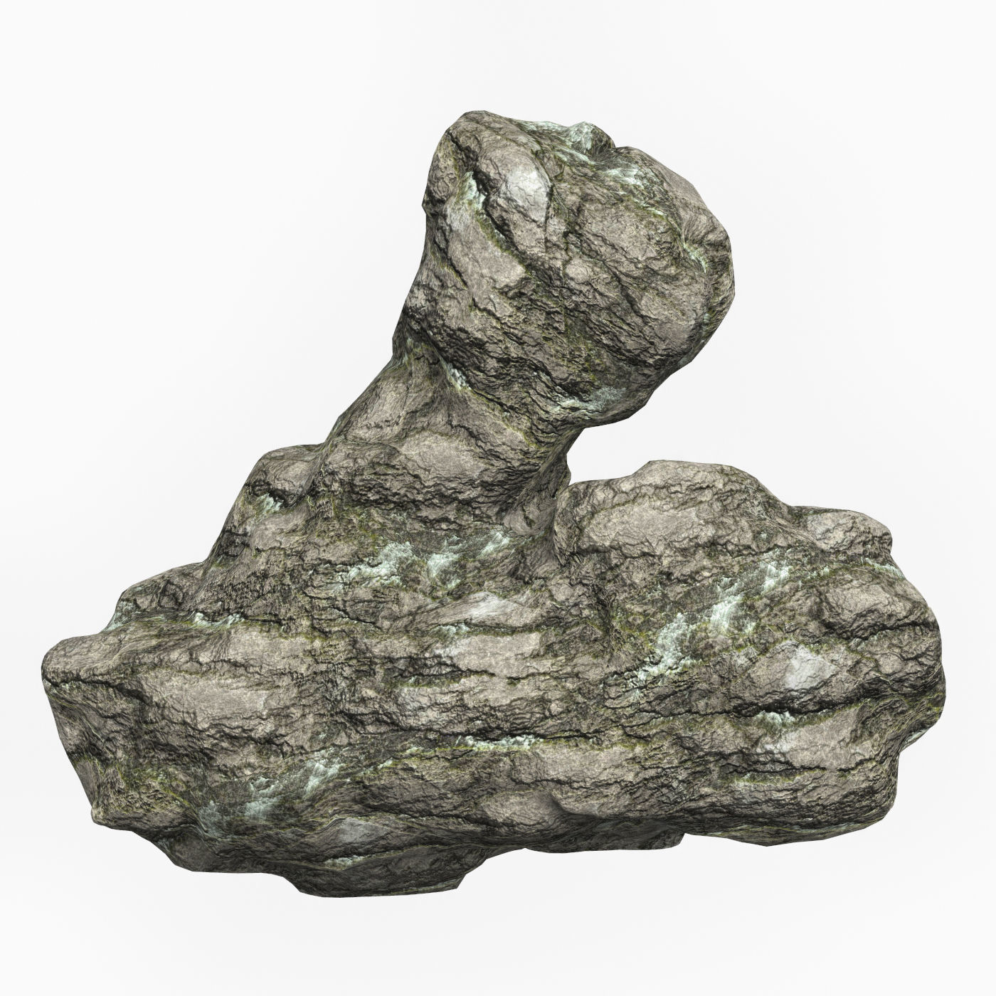 Low Poly Rock Cliff Collection Low-poly 3D model_19