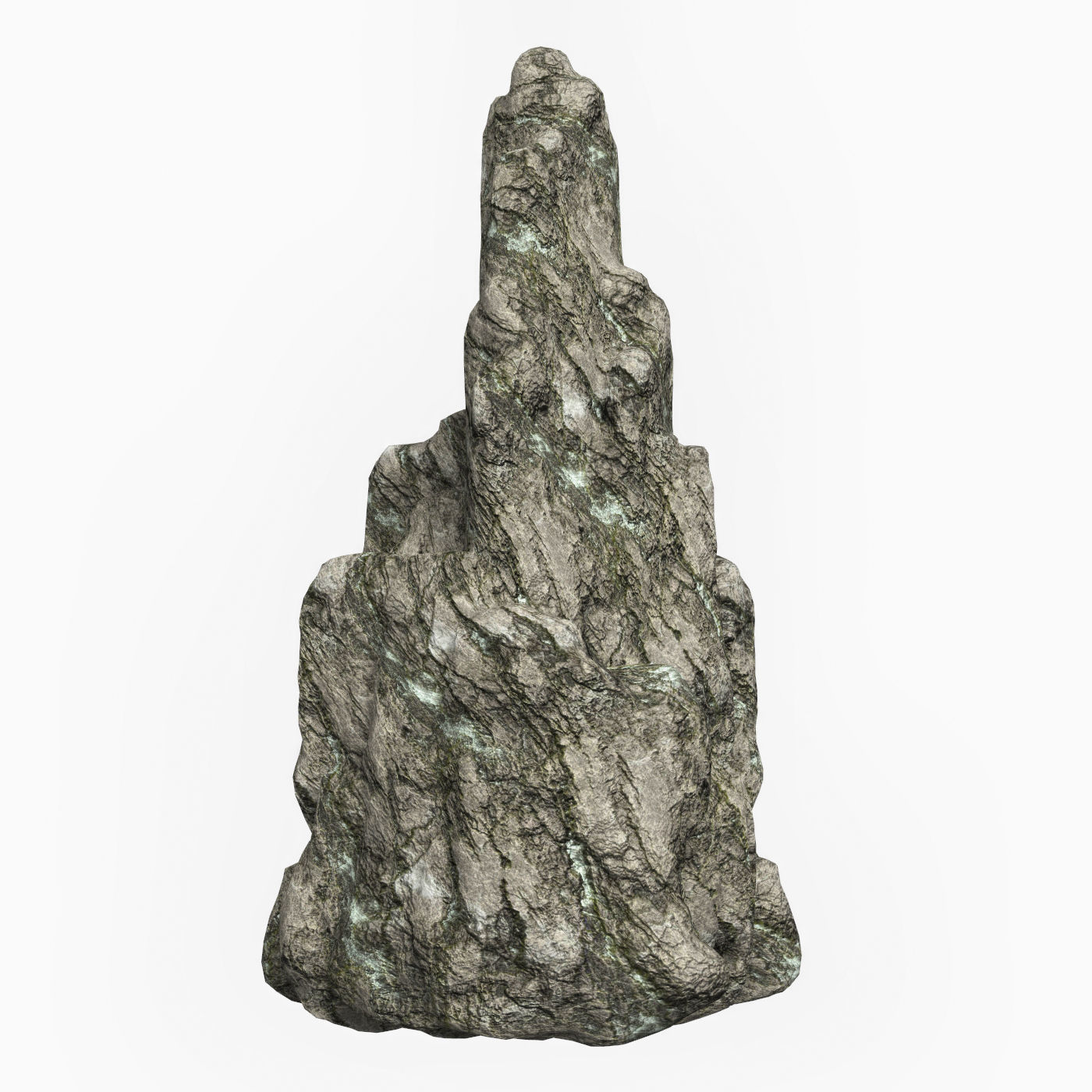 Low Poly Rock Cliff Collection Low-poly 3D model_11
