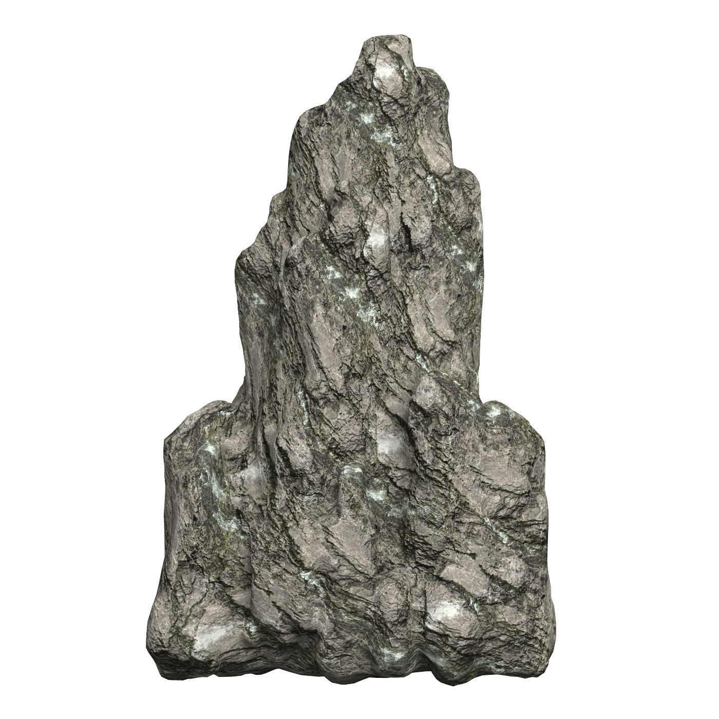 Low Poly Rock Cliff Collection Low-poly 3D model_10