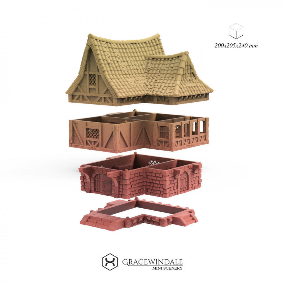 The Snoring Warrior Inn 3D print model_1