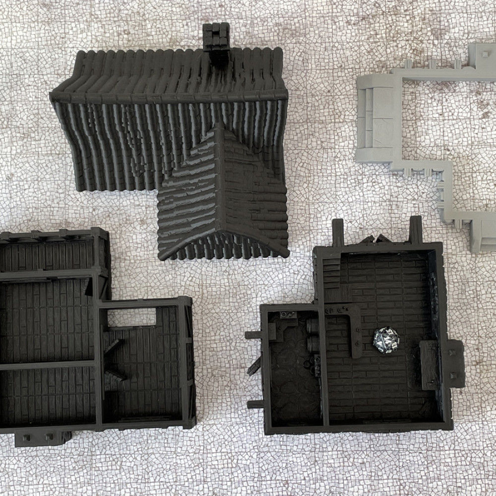 The Snoring Warrior Inn 3D print model_13