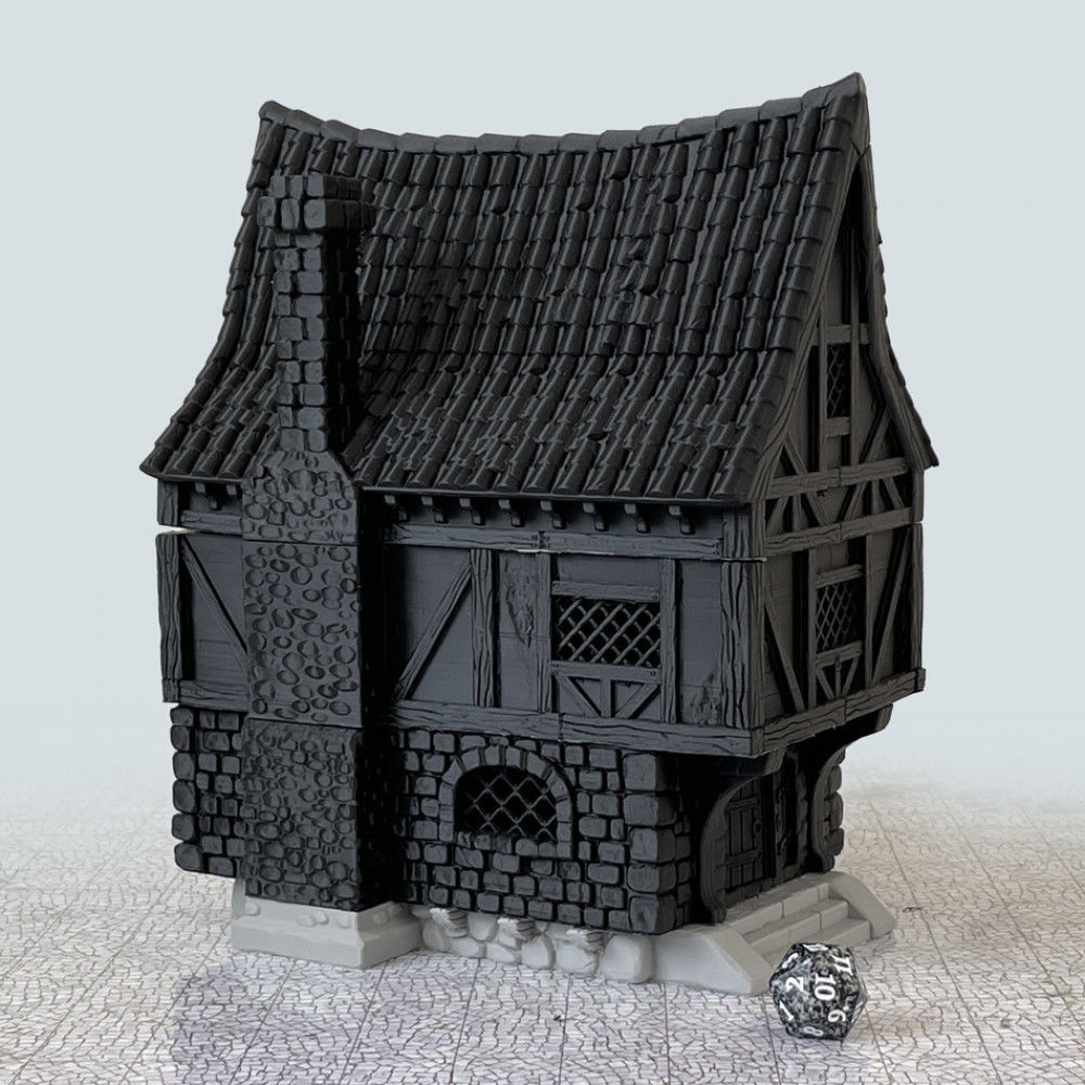 The Snoring Warrior Inn 3D print model_11