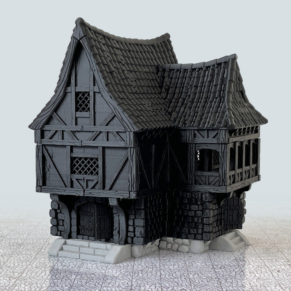 The Snoring Warrior Inn 3D print model_10