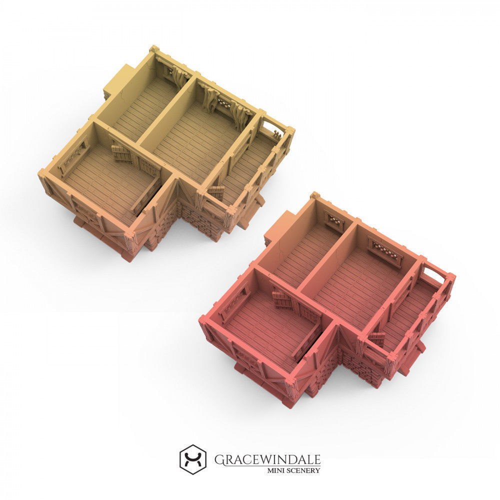 The Snoring Warrior Inn 3D print model_3