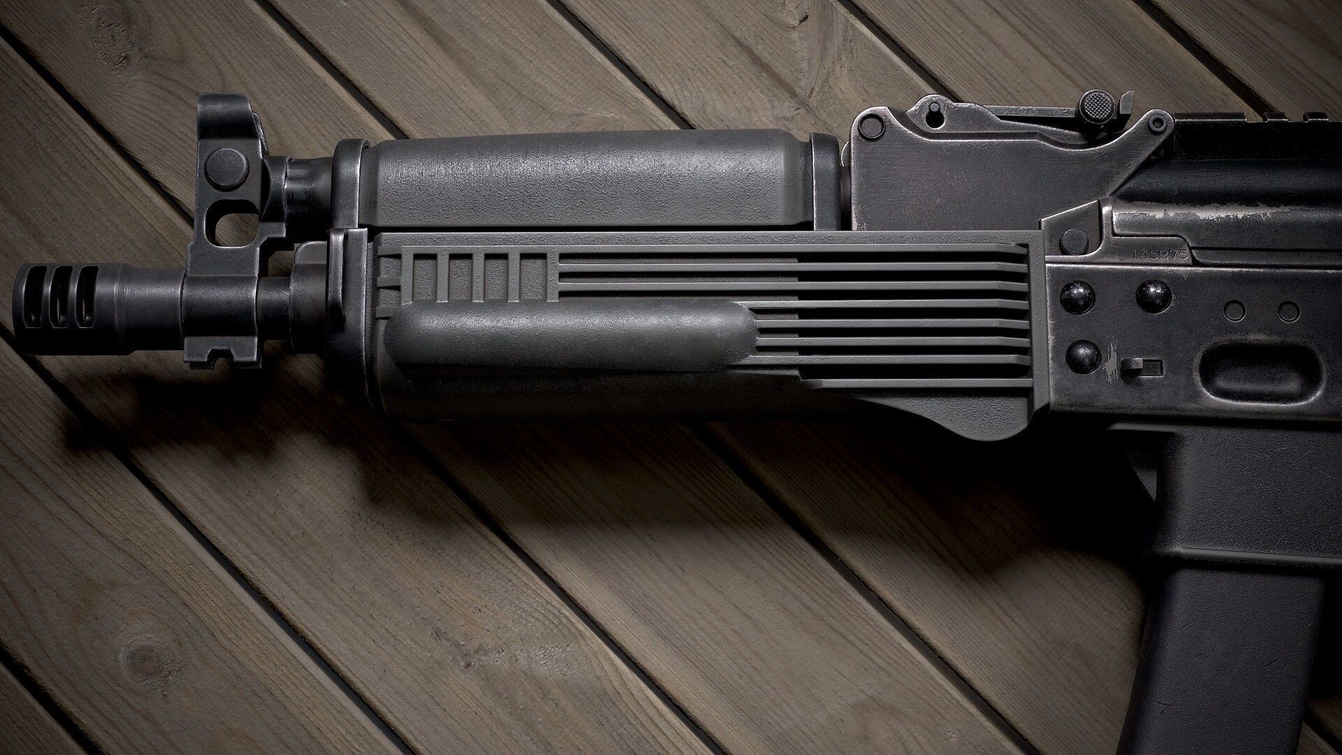 PP-19 Vityaz Low-poly 3D model_9