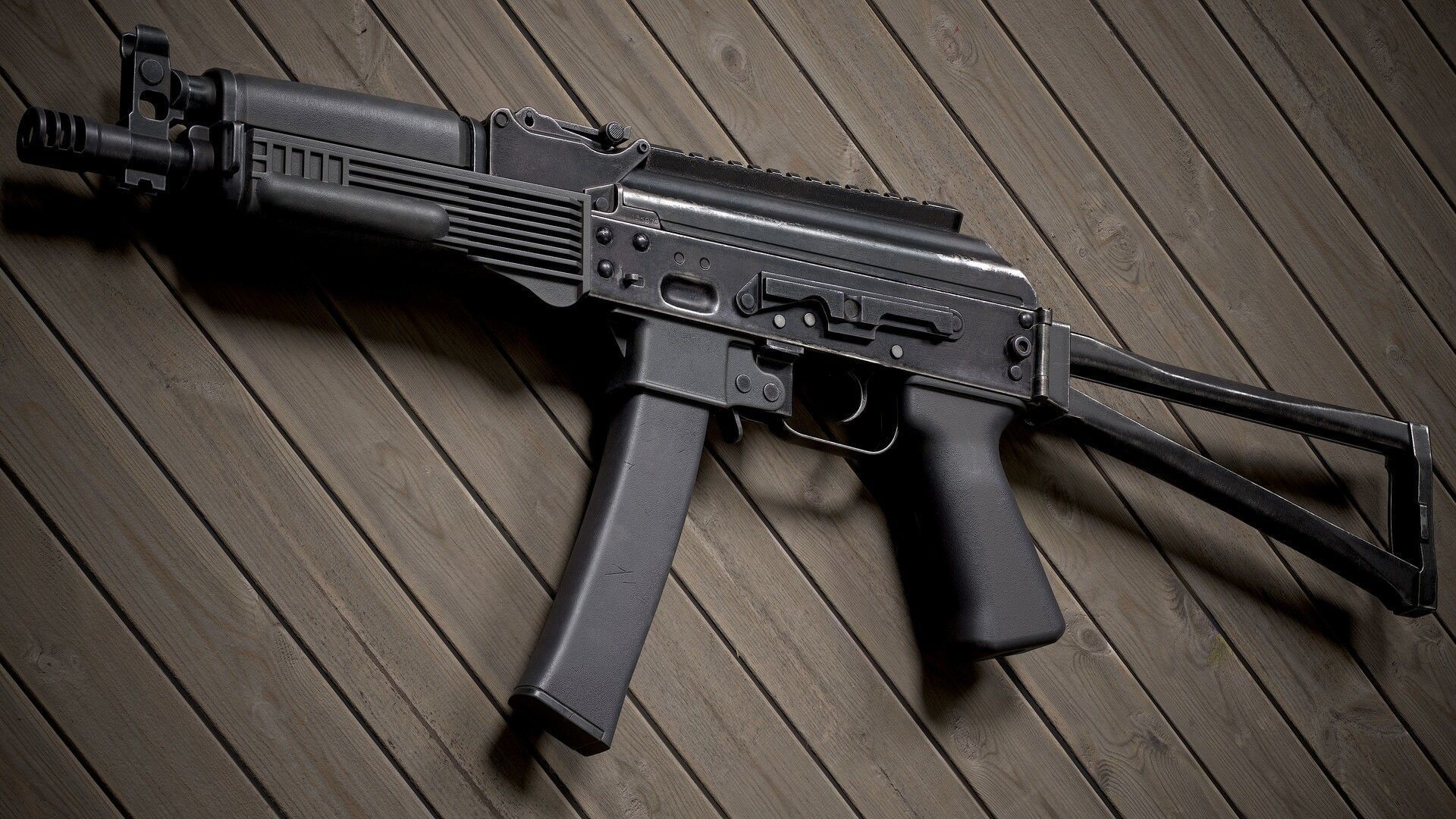 PP-19 Vityaz Low-poly 3D model_4