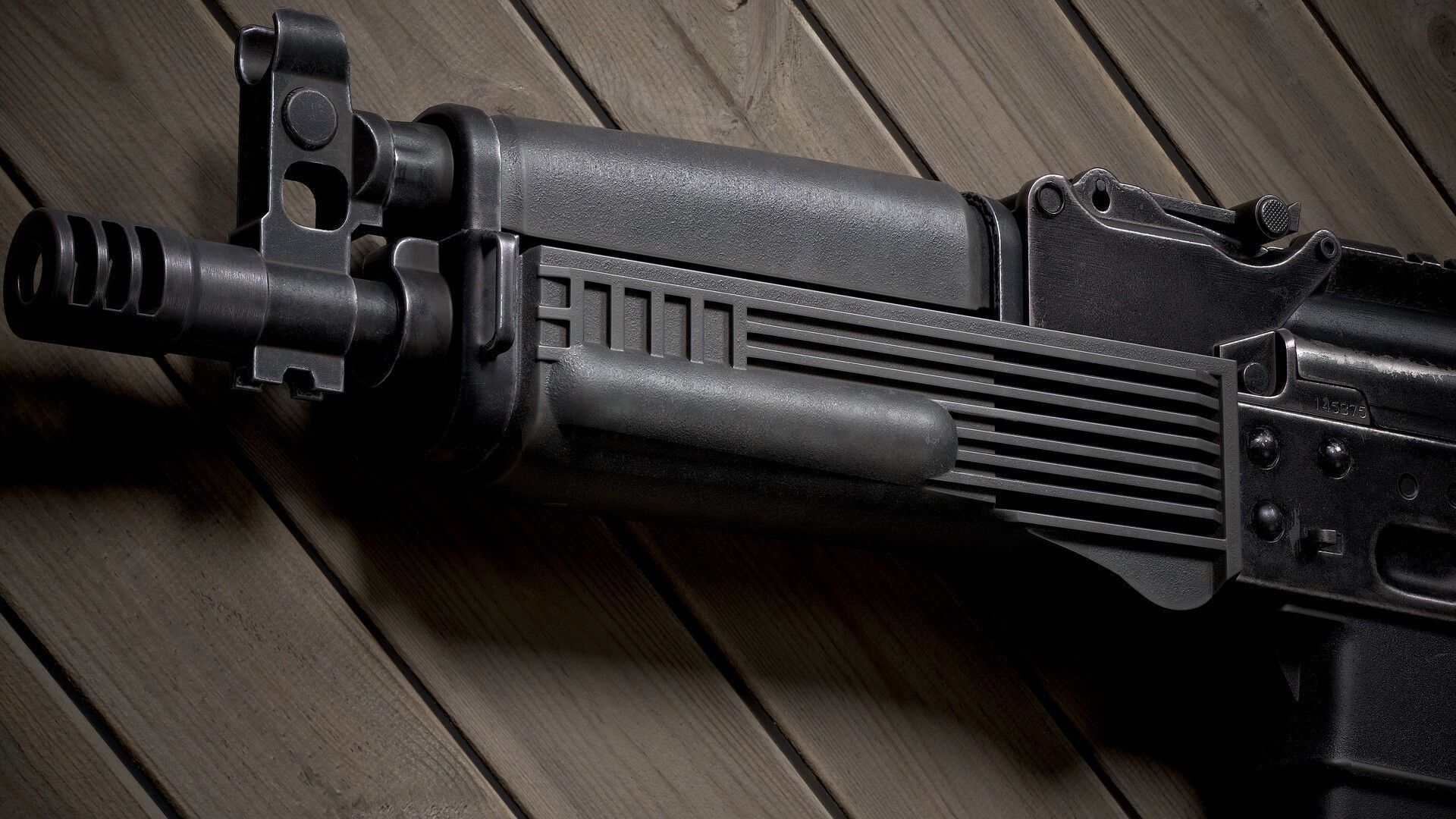 PP-19 Vityaz Low-poly 3D model_11