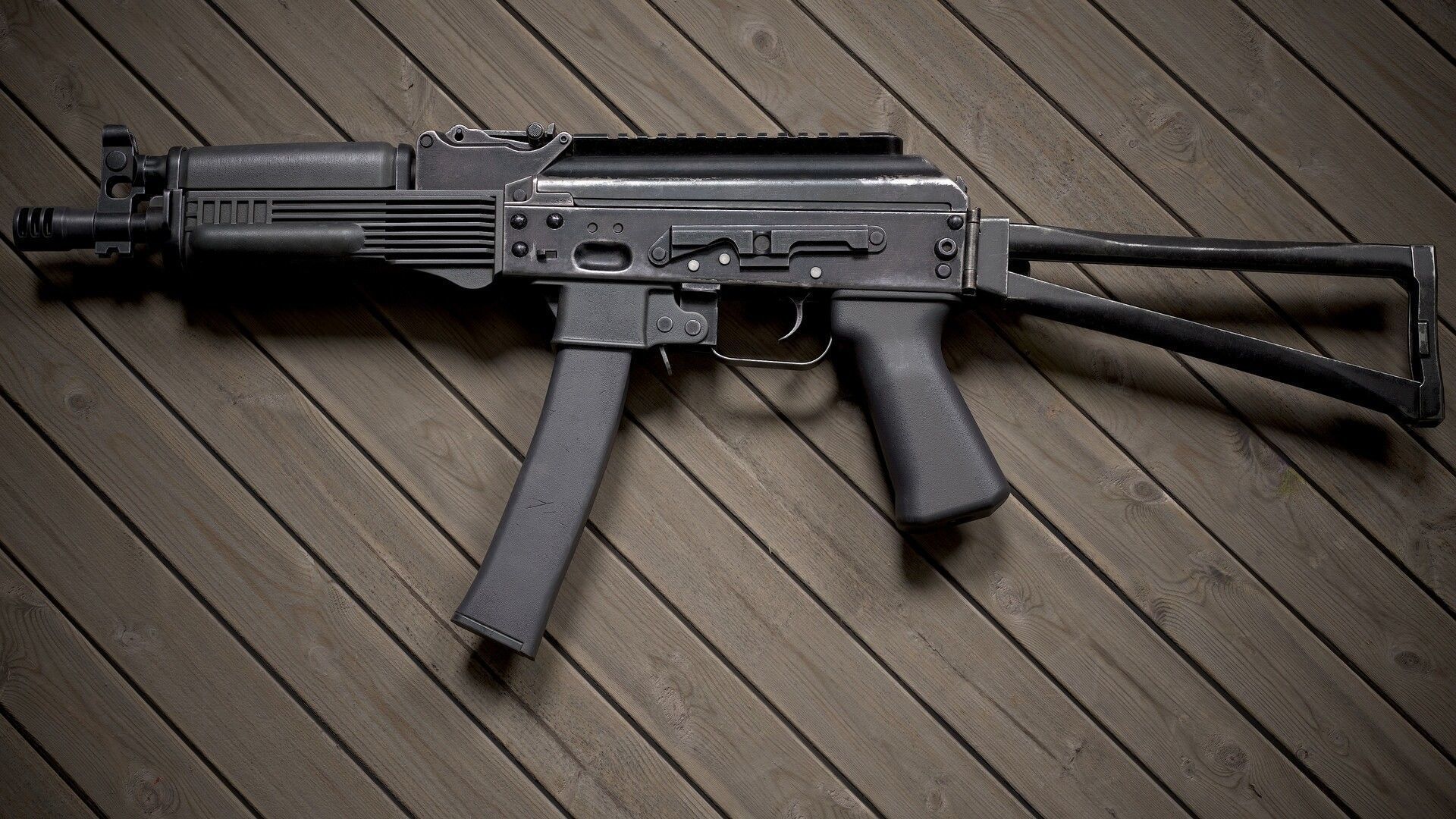 PP-19 Vityaz Low-poly 3D model_2