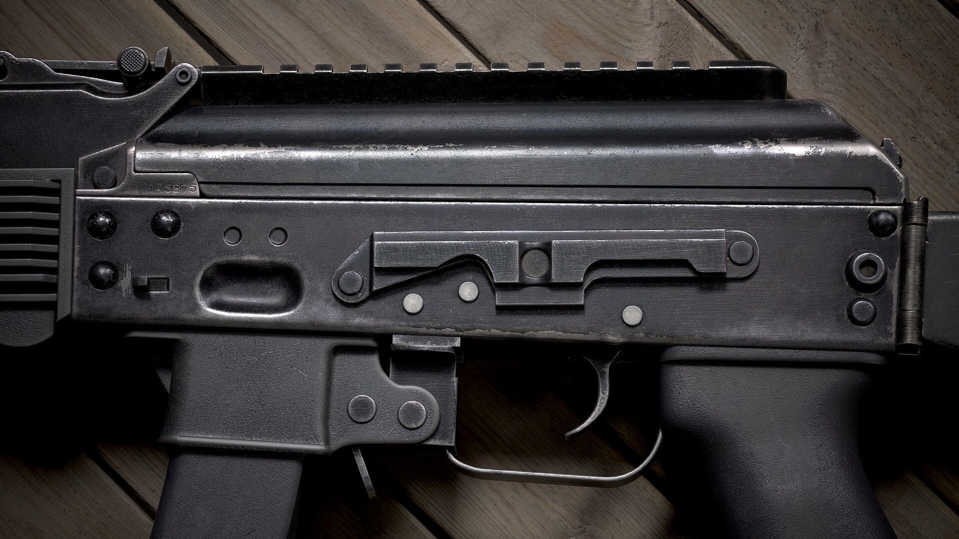 PP-19 Vityaz Low-poly 3D model_7