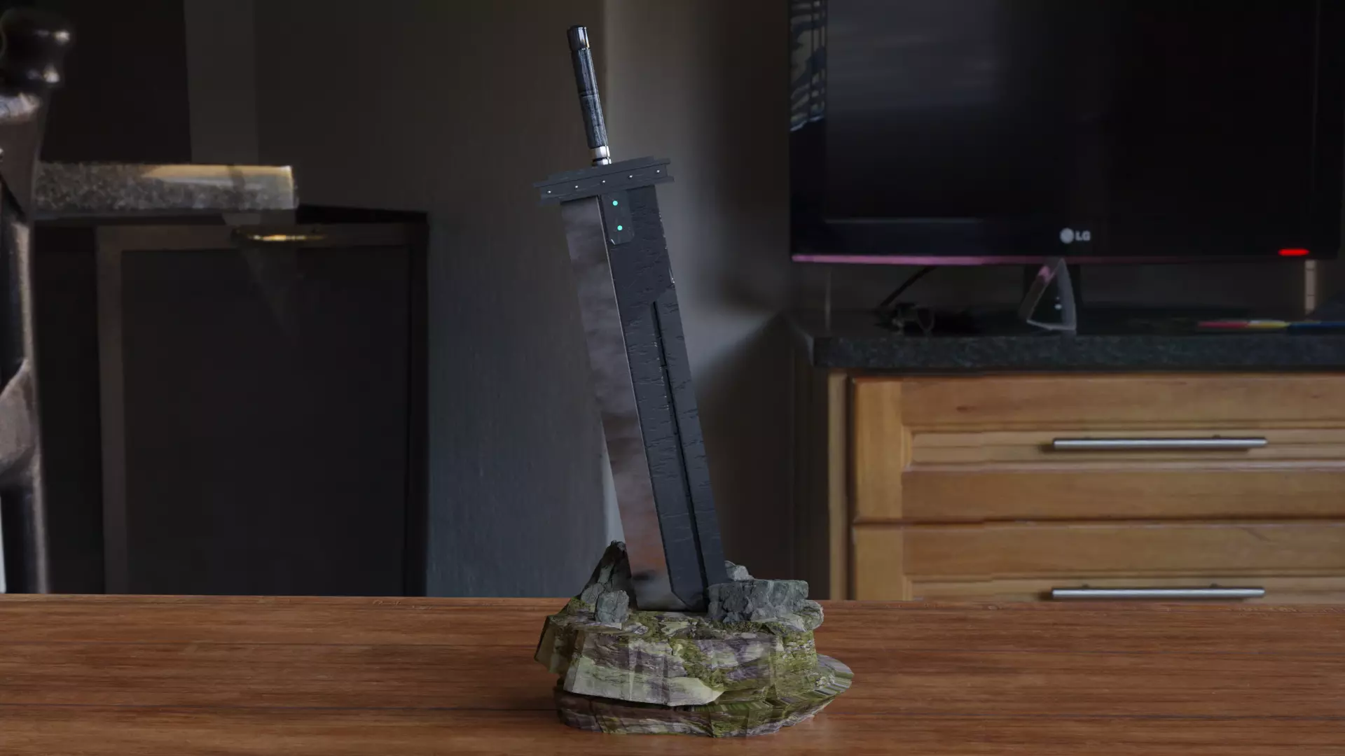 The Buster Sword Free low-poly 3D model