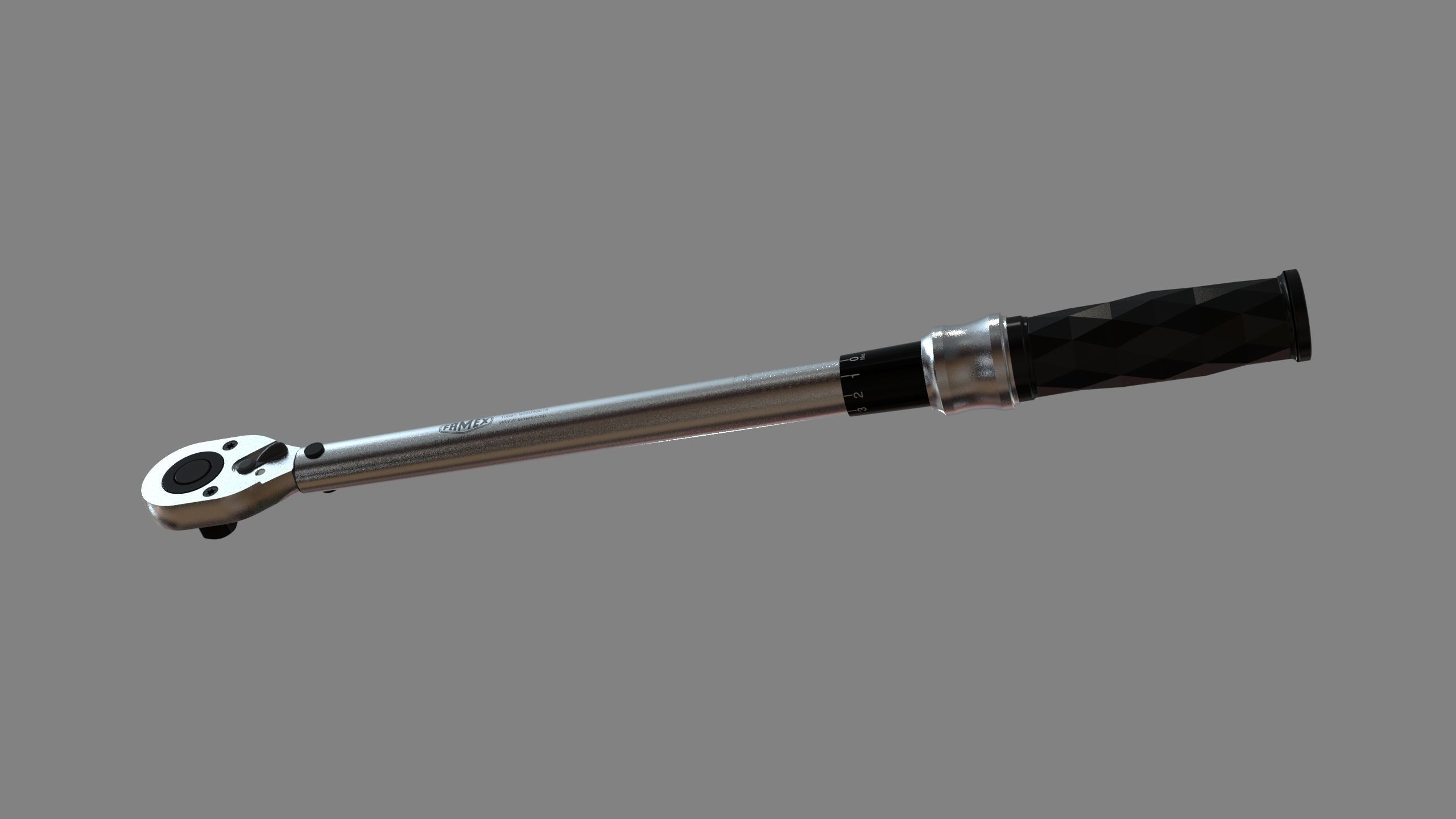 Torque wrench 3D model_3