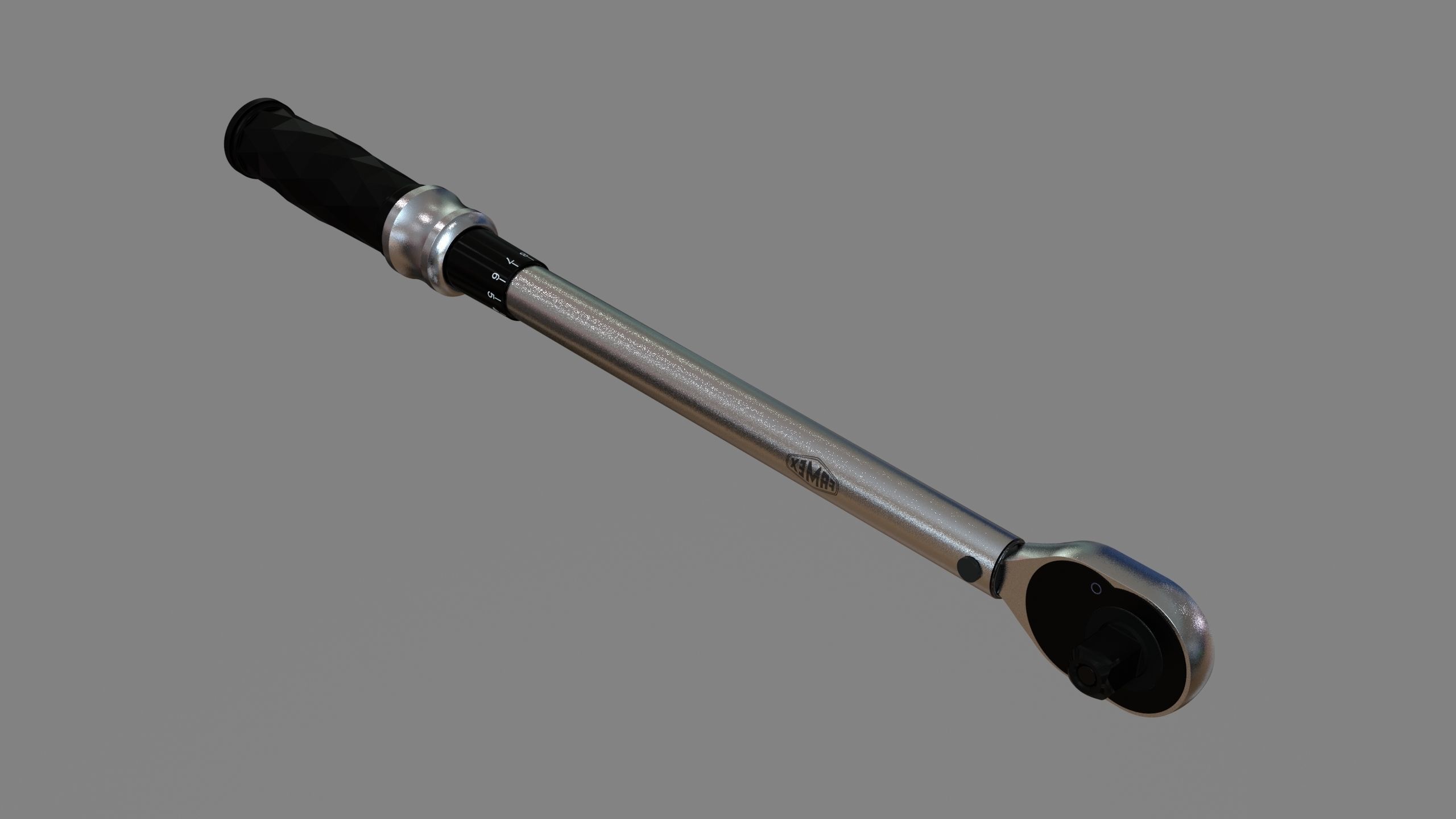 Torque wrench 3D model_1