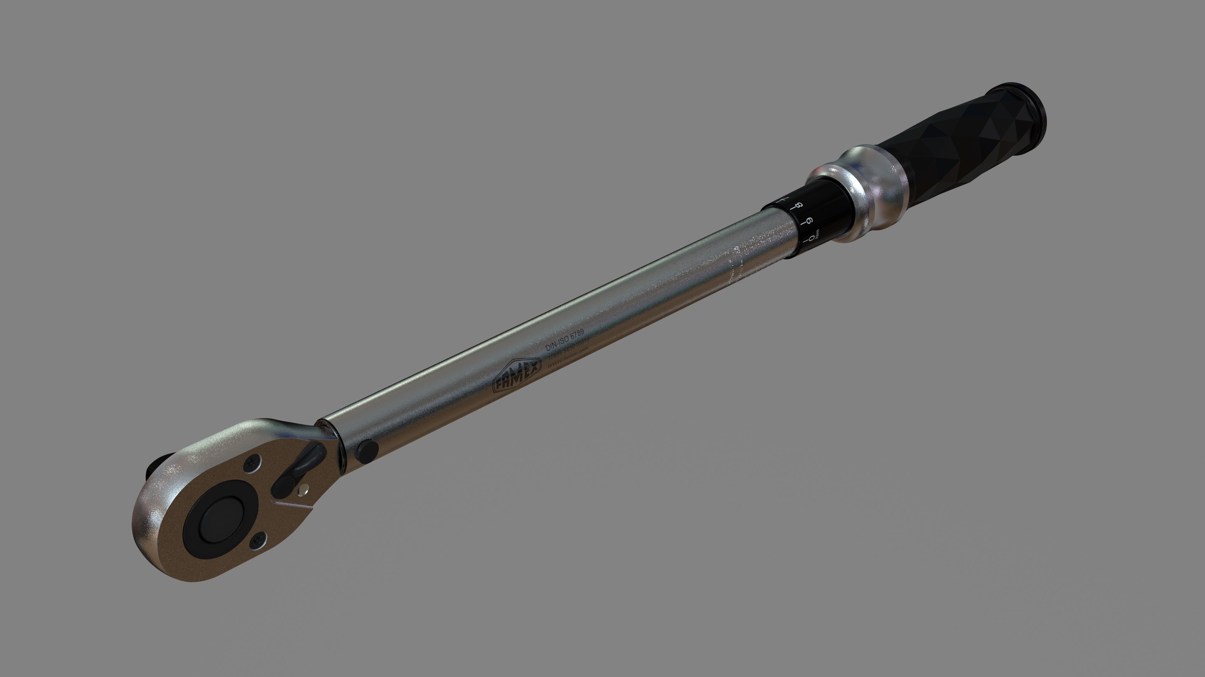 Torque wrench 3D model_8