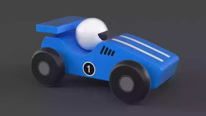 Wooden Race Car