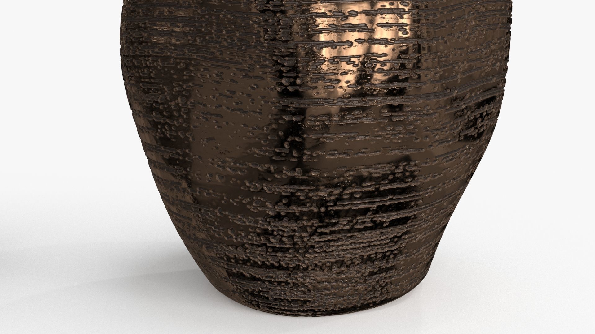 Metal Vase 2 colors Low-poly 3D model_10